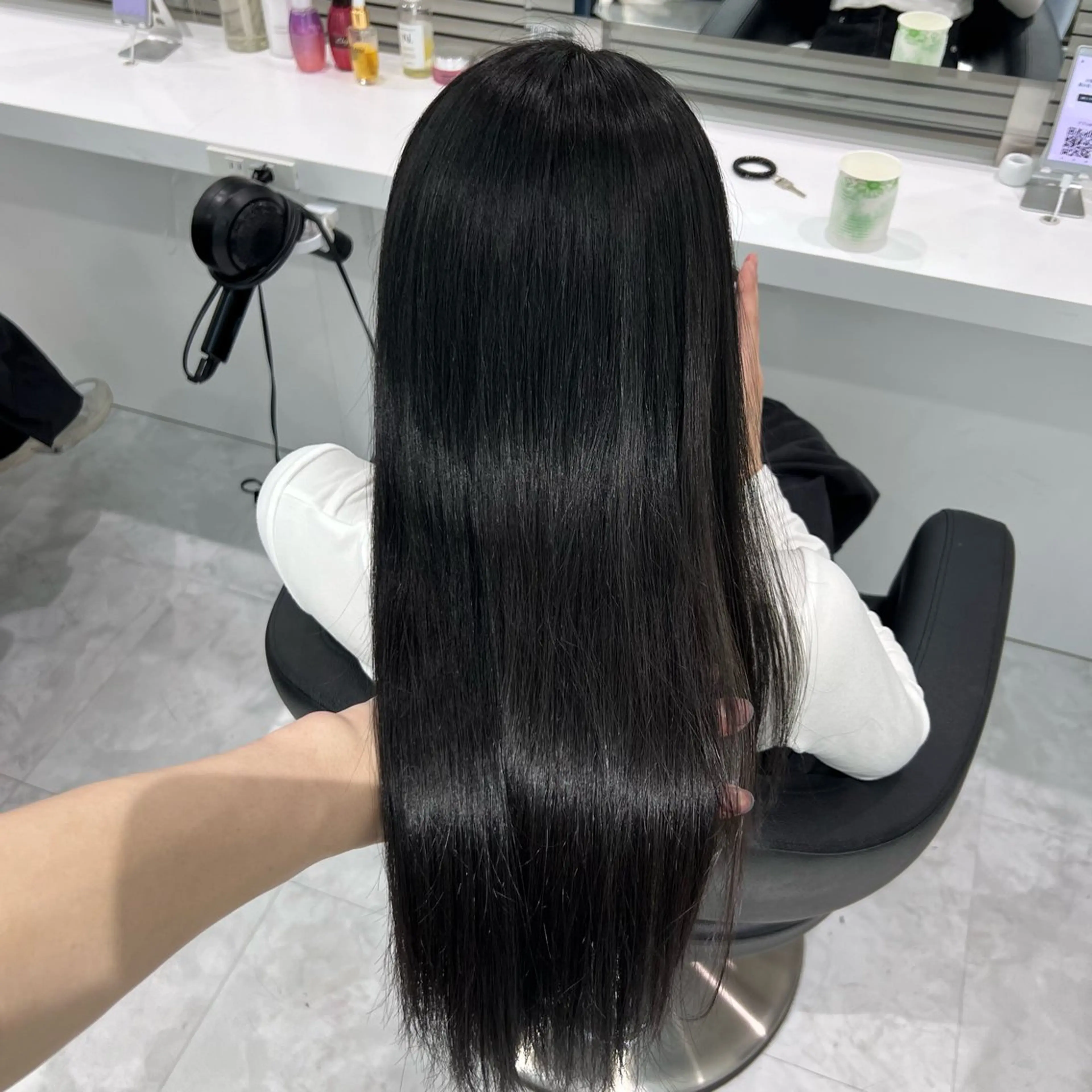 ロング カラー ロング カット ヘアカラー ヘッドスパ ヘアセット 🐺メンズパーマ の達人　あさひ🐺のヘアスタイル