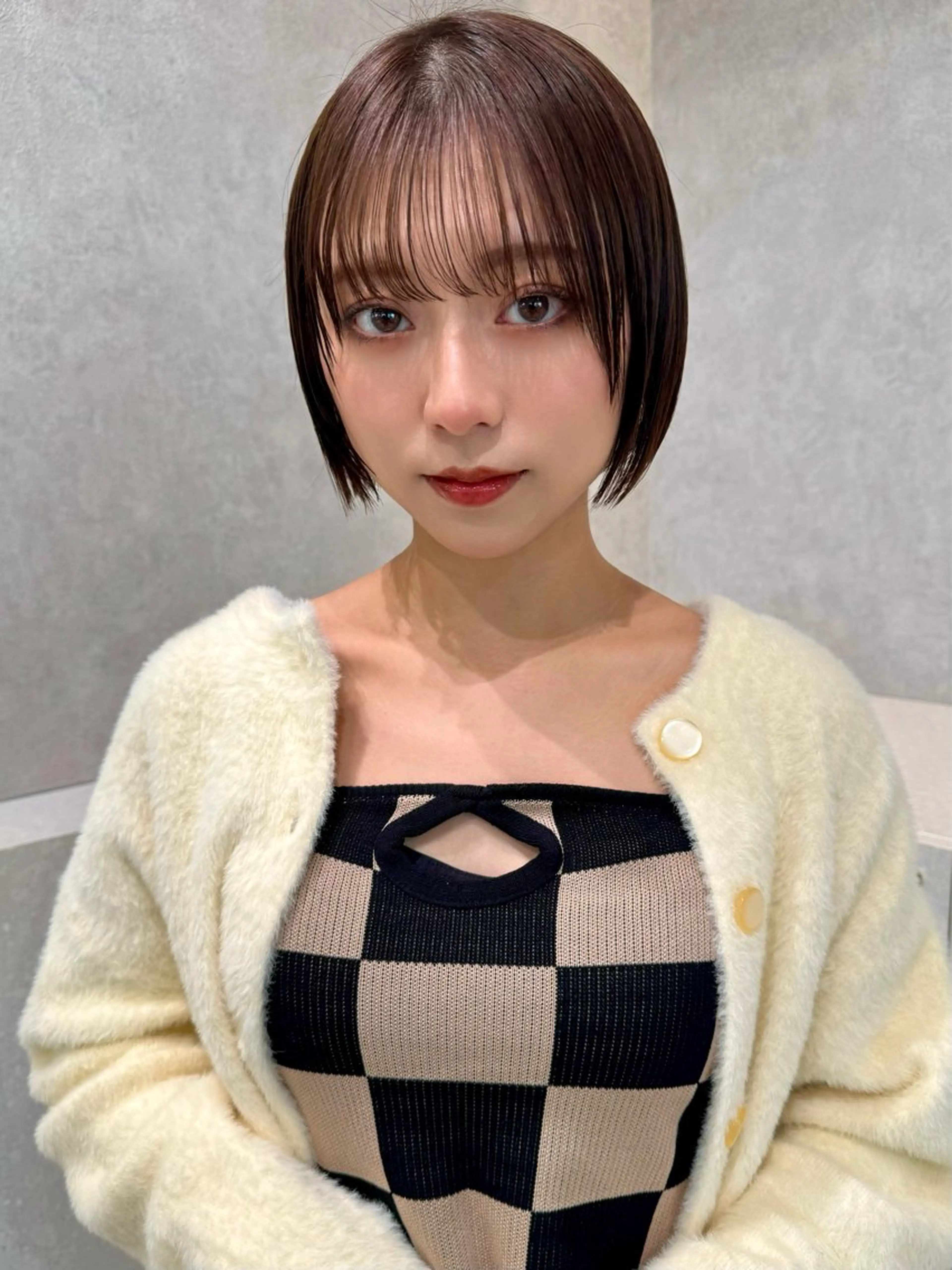 ショート レイヤー/韓国/ 顔周り/しんやのヘアスタイル