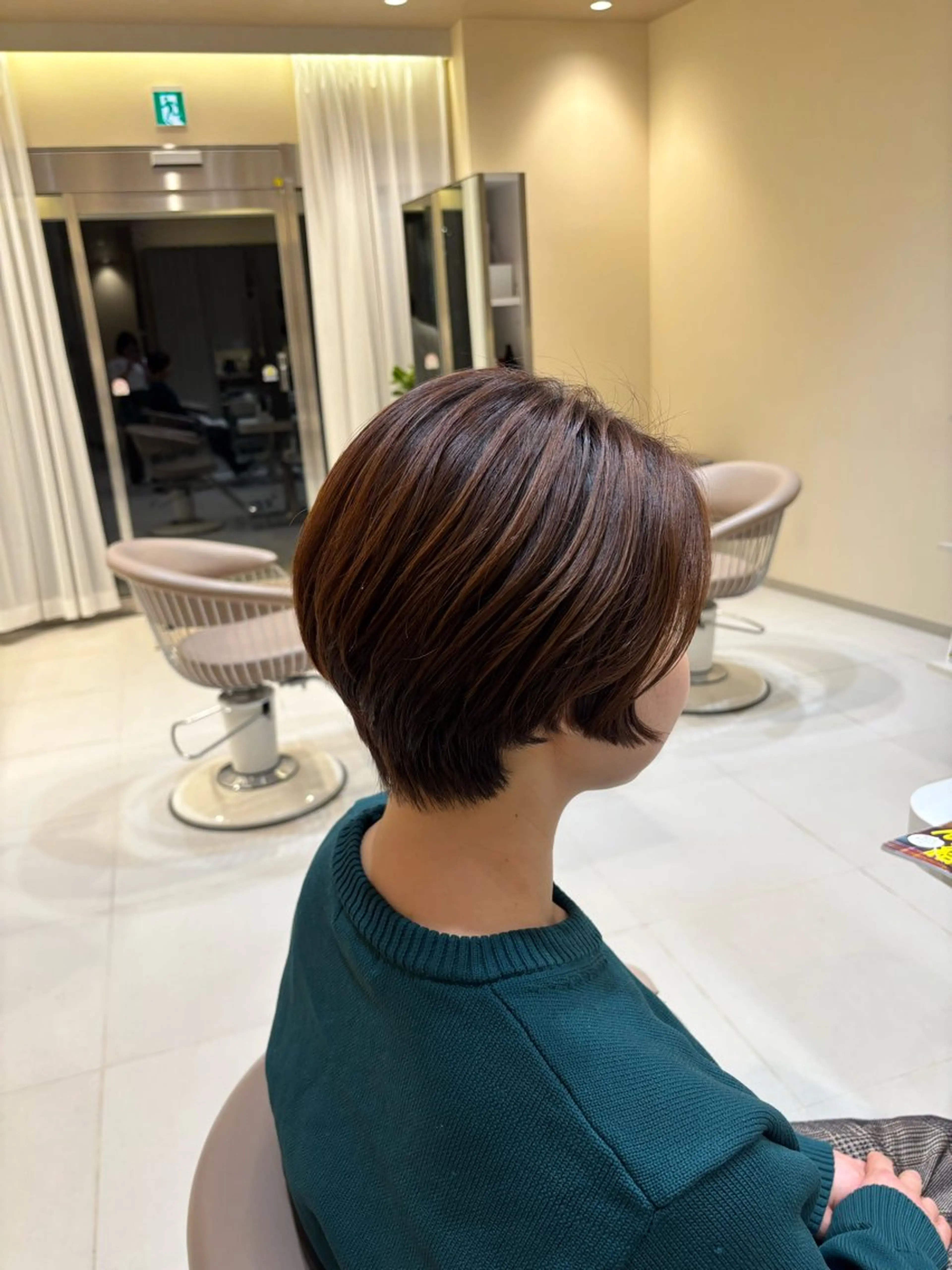 ショート ショートボブ ボブ ショートヘア カット Hairs Gallery所属・ショート・ボブ✨南 津麦のヘアスタイル