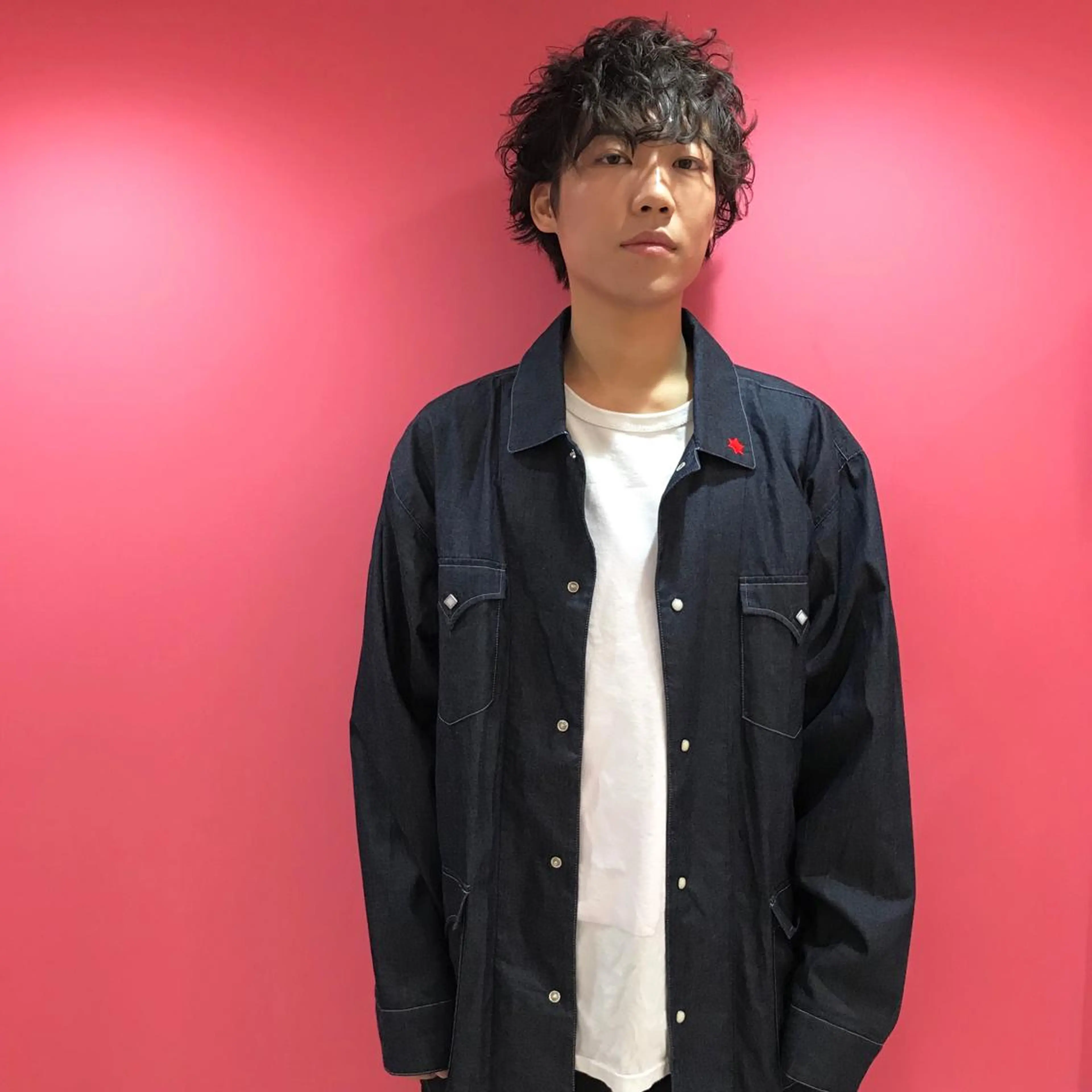 ショート パーマ メンズ メンズパーマ ショートヘア カット Vir by browのヘアスタイル