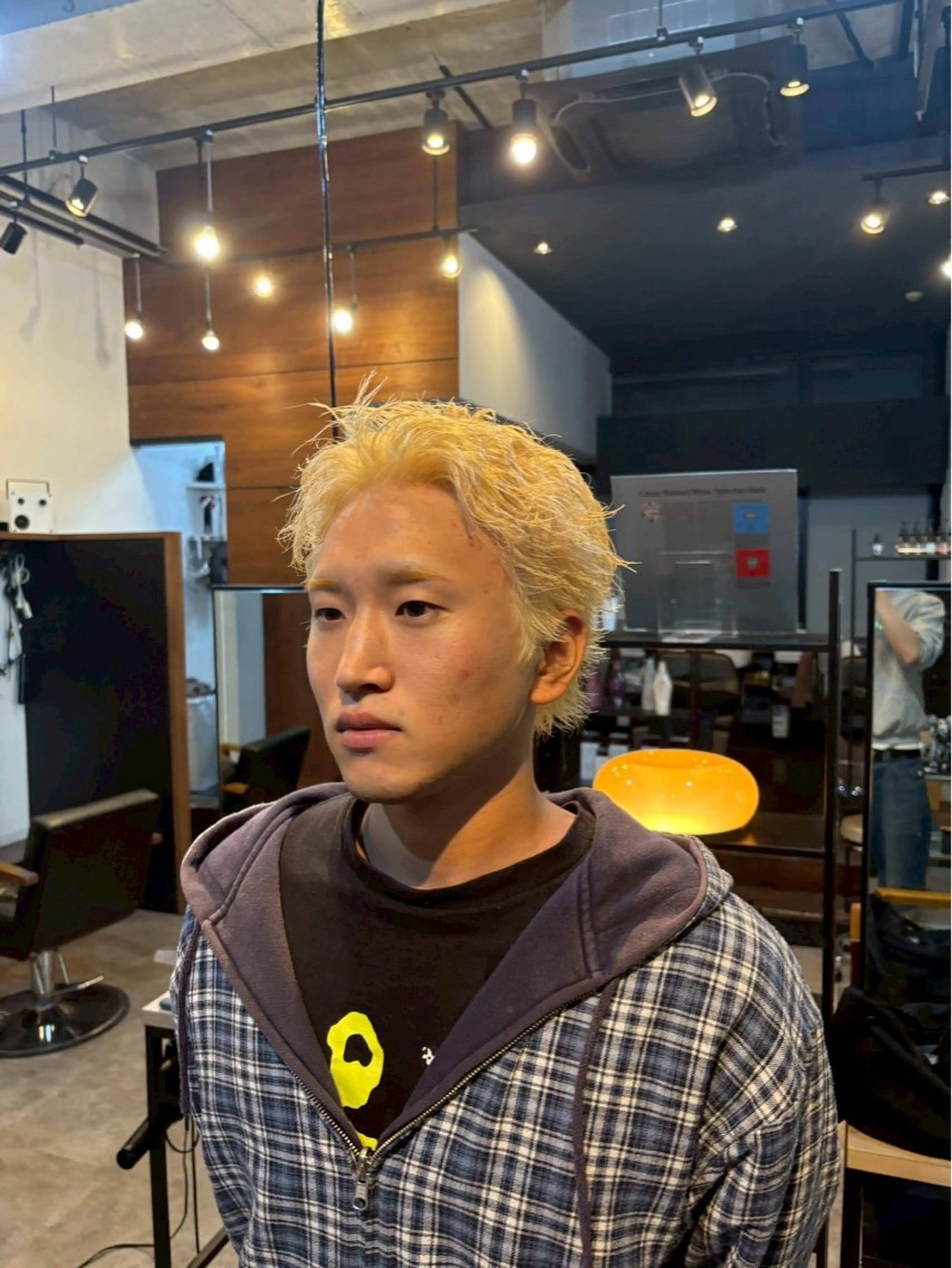 【メンズ限定】ブリーチダブルカラーの写真