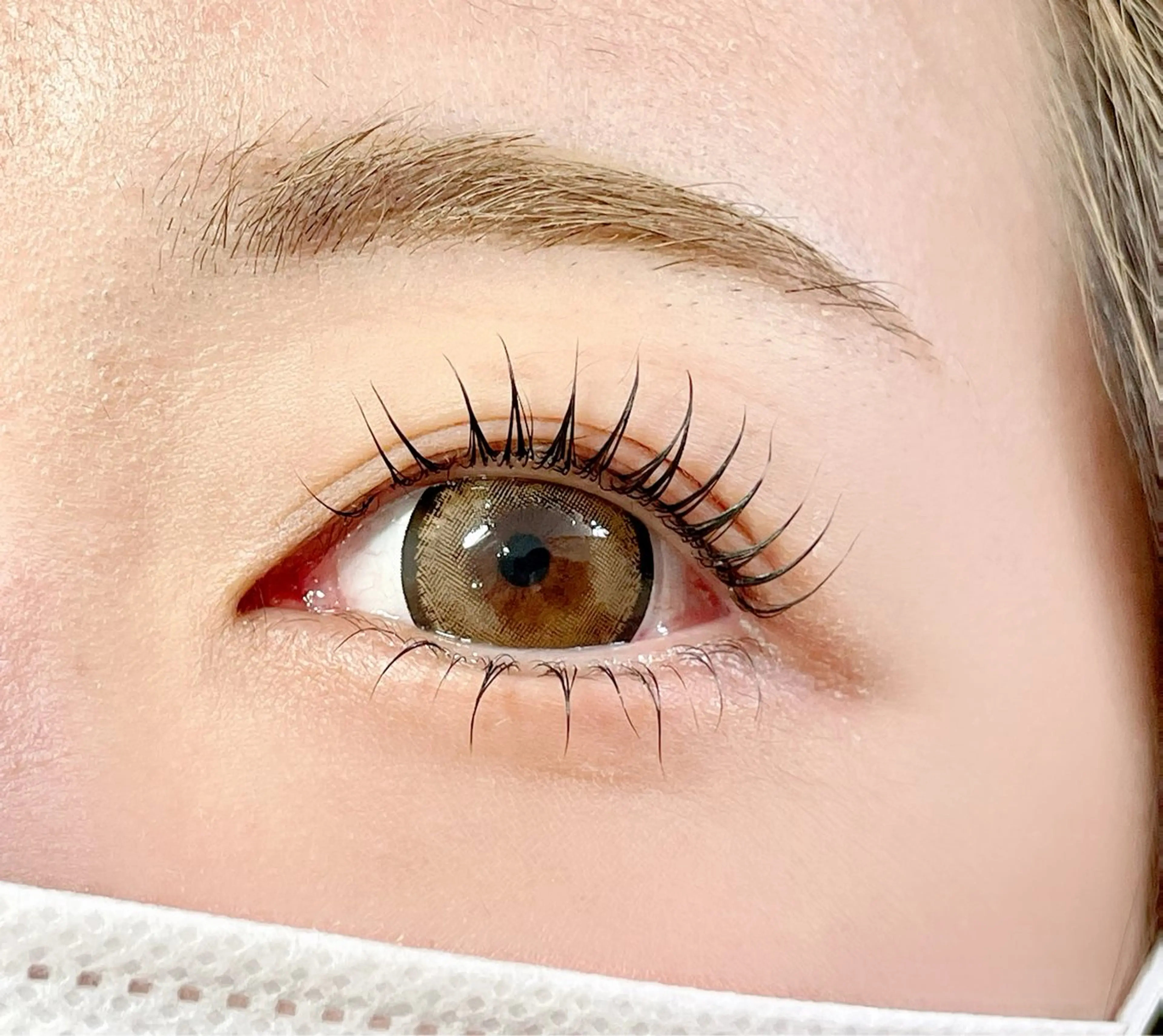 まつげパーマ上下の写真