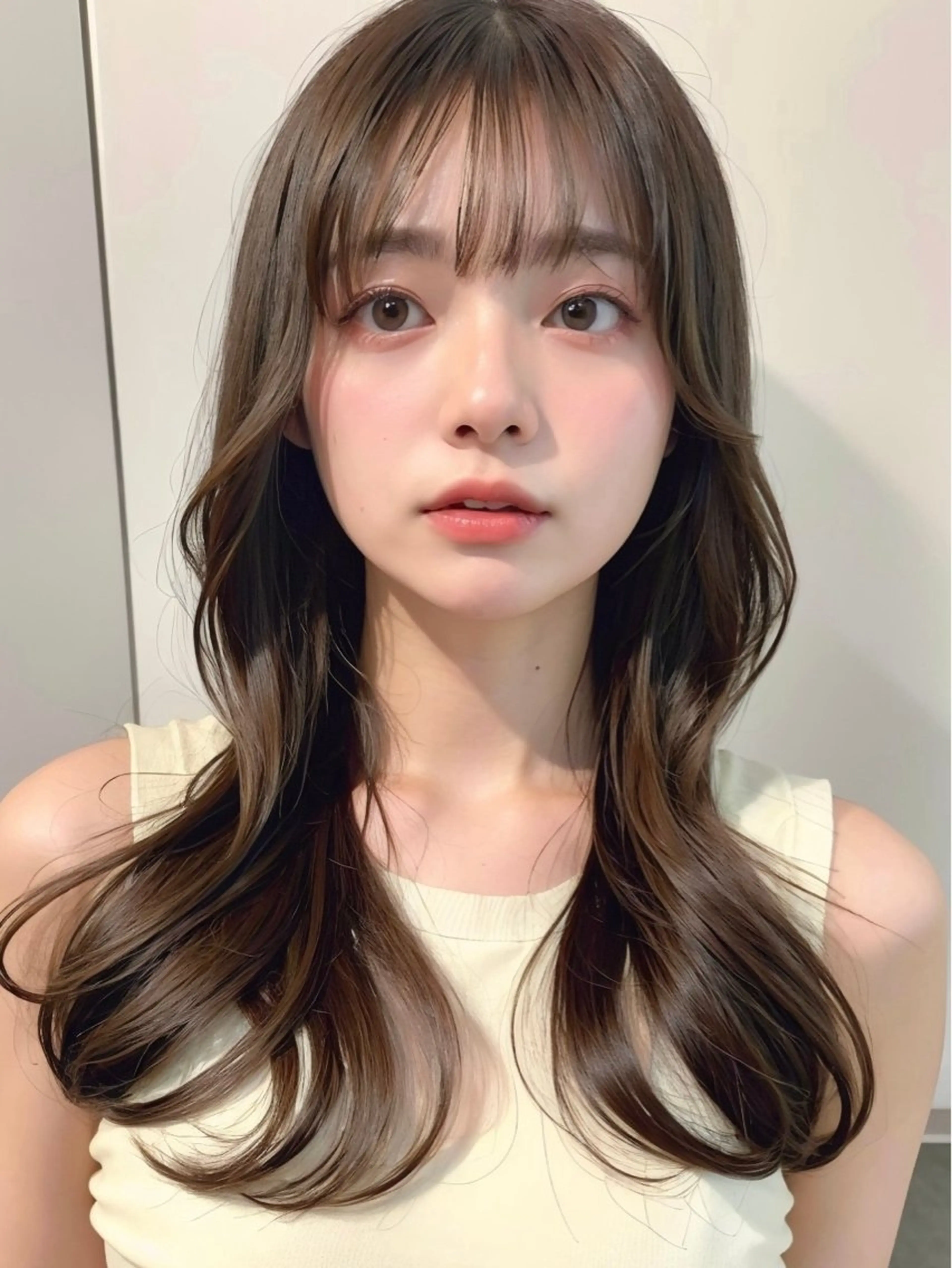 ロング カット トリートメント 柔らか透明感カラー ☀️koshi☀️のヘアスタイル