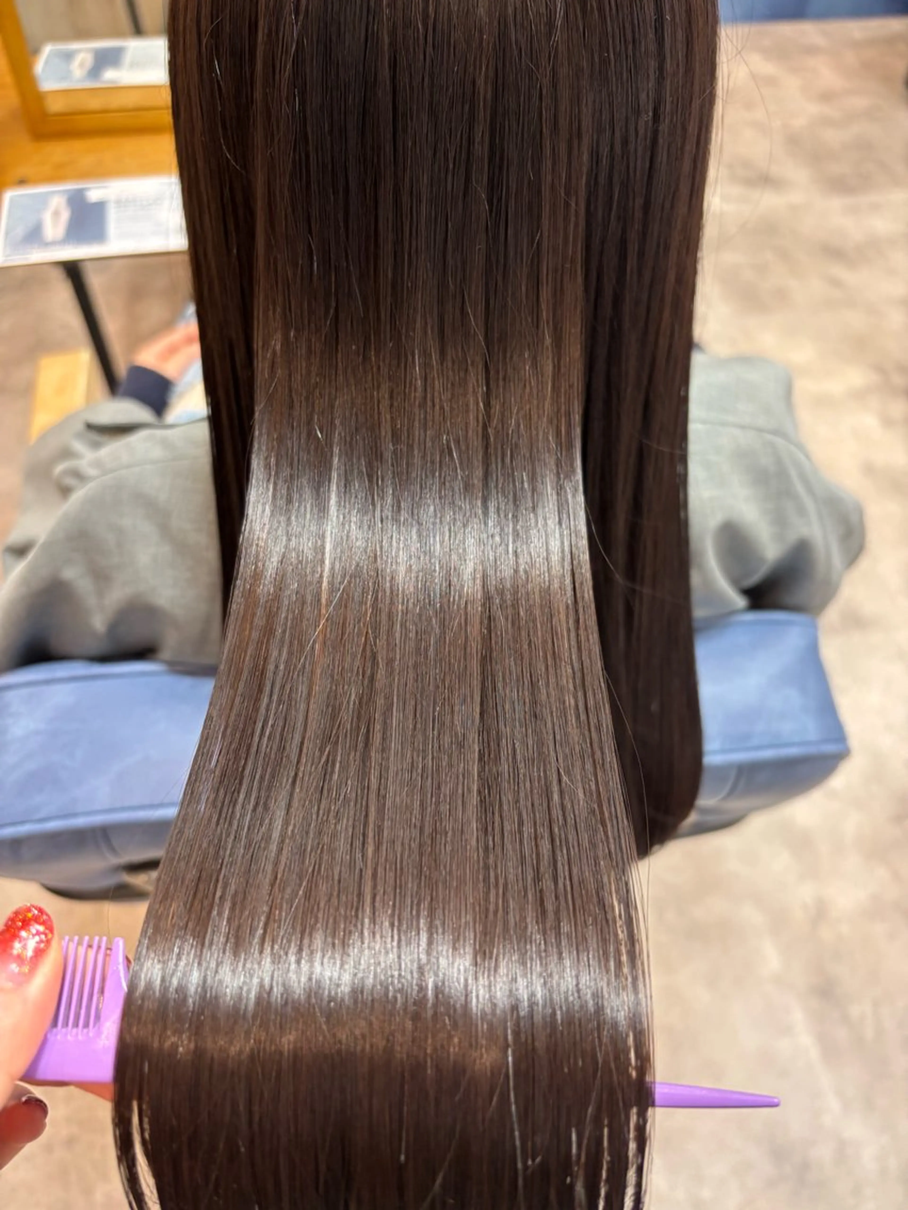 【初回20%🎀オフ】カット+縮毛矯正+髪質改善トリートメント¥22,000→¥17,600✨の写真