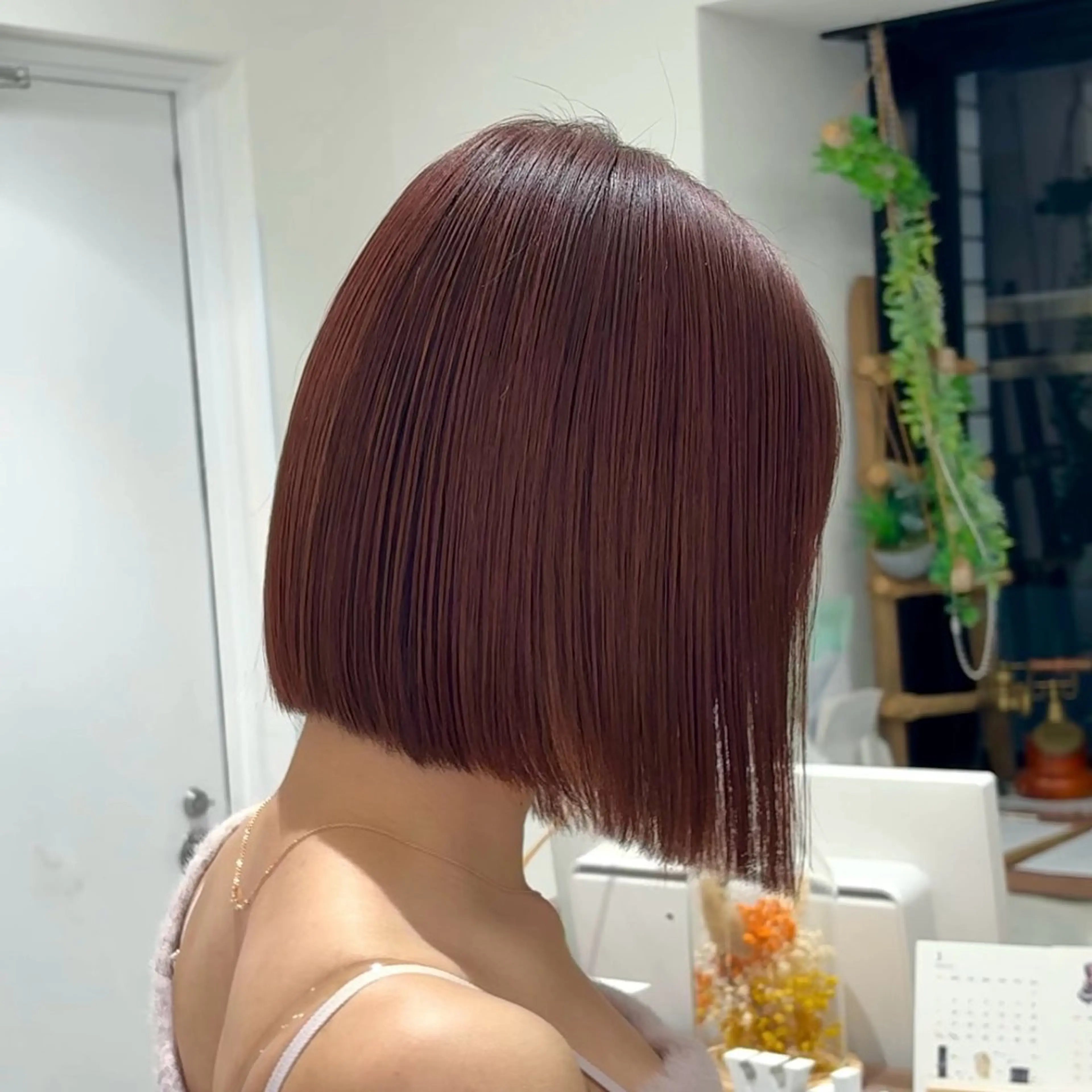 カラー 透明感カラー 加藤芽実カラーリスト ／ミルクティーカラーのヘアスタイル