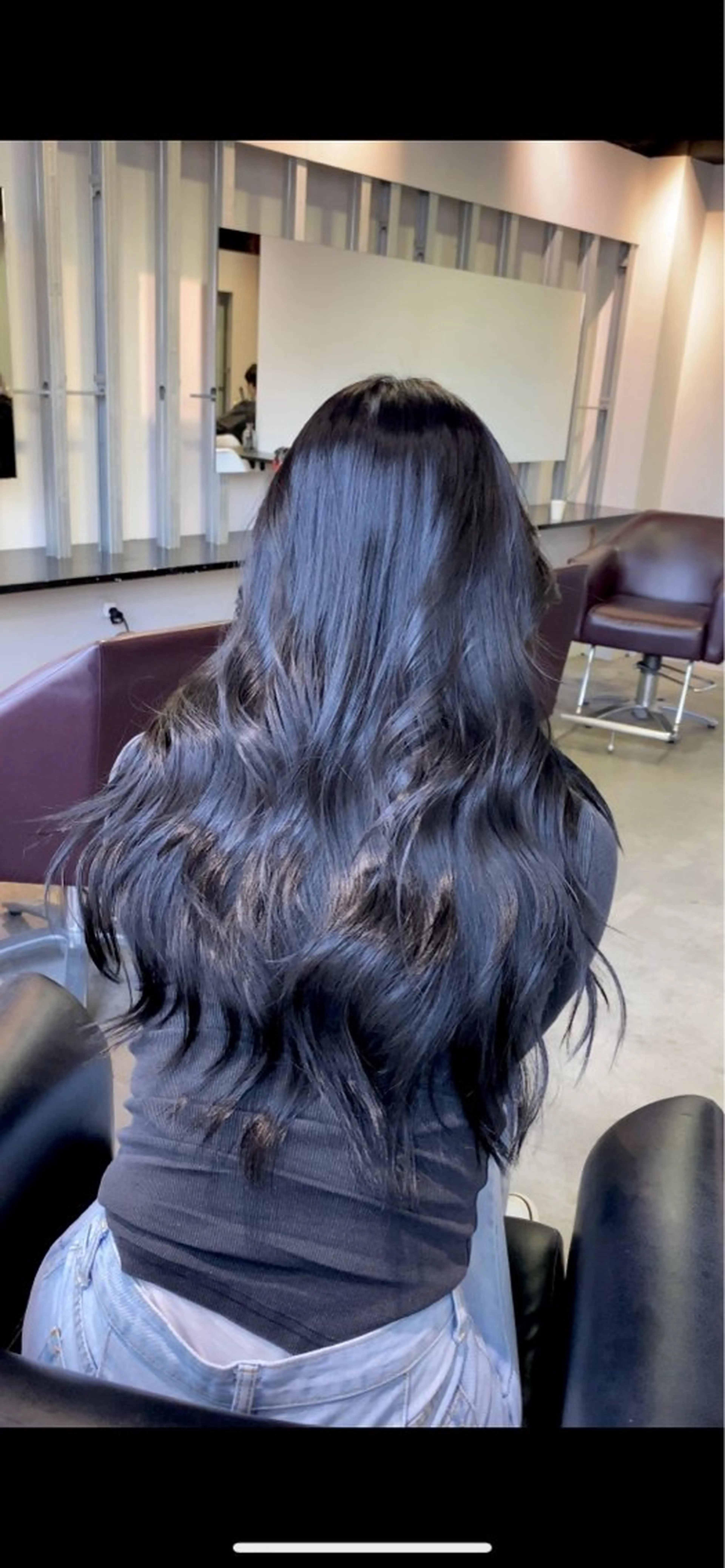 ロング カラー ヘアカラー トリートメント オリーブベージュ 🫒🩶Rianaのヘアスタイル