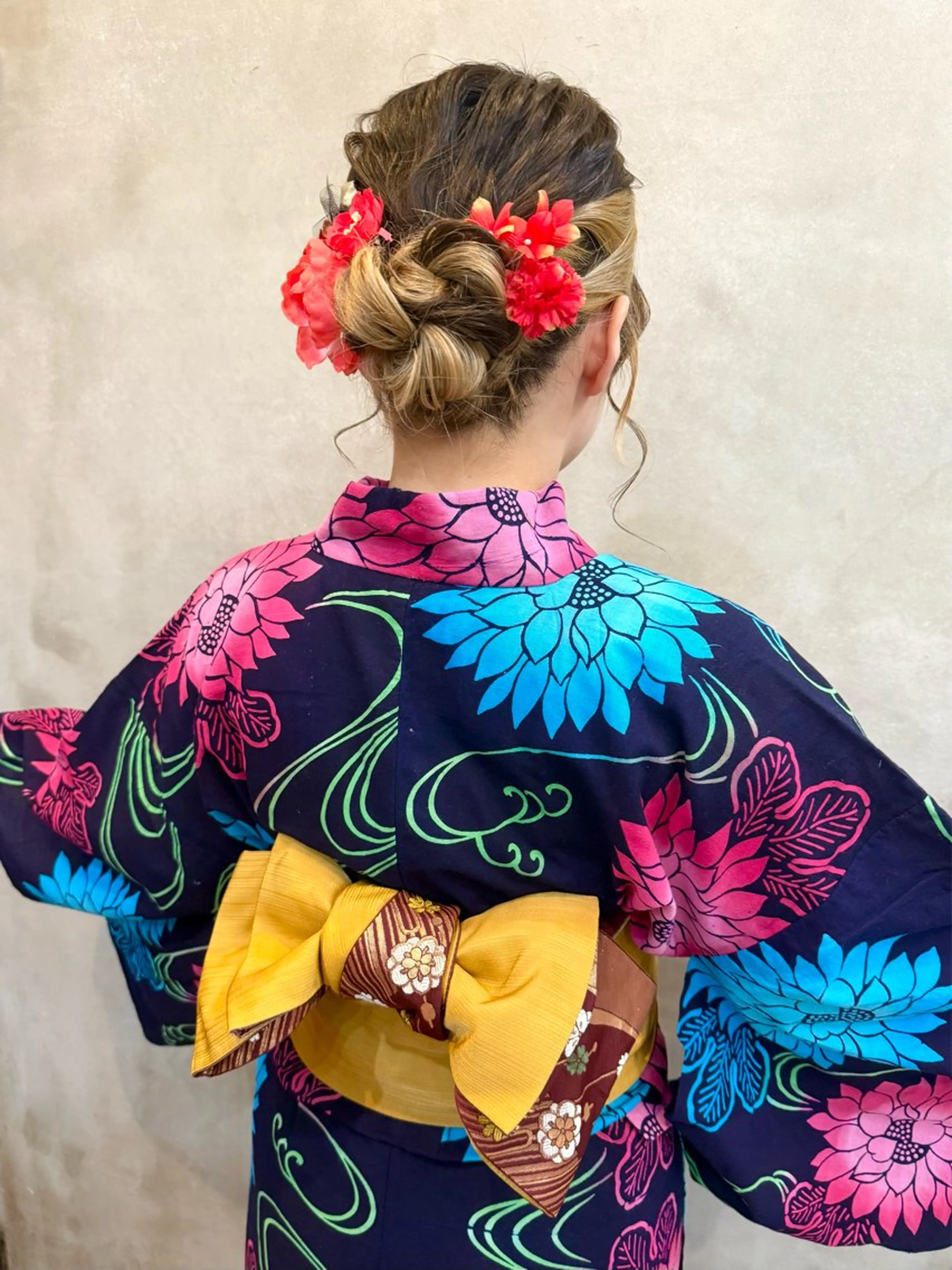 🍉浴衣お着付け➕ヘアセット（9時​〜​）🍉の写真