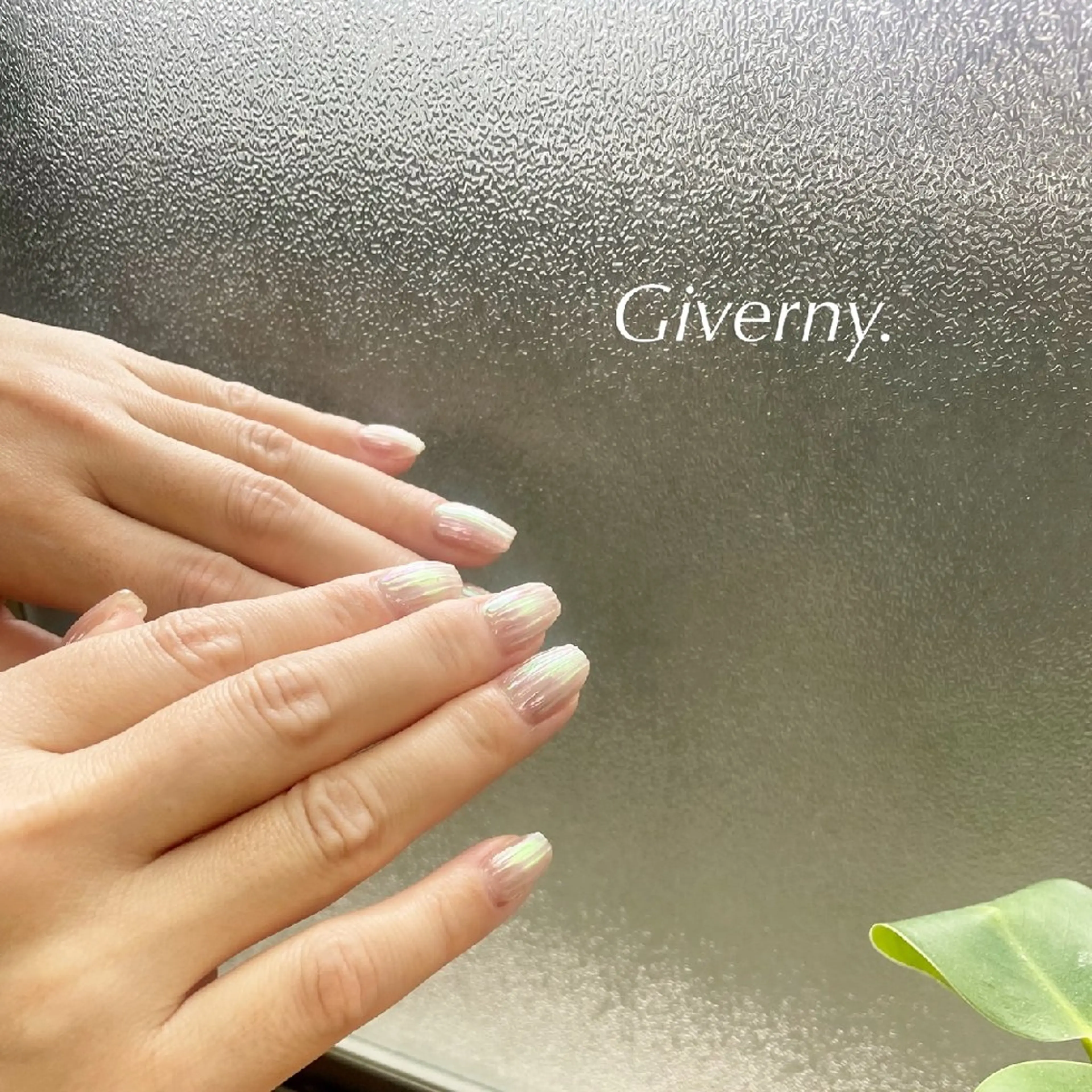 ネイル オーロラネイル マグネットネイル ハンドネイル Giverny .のネイルデザイン