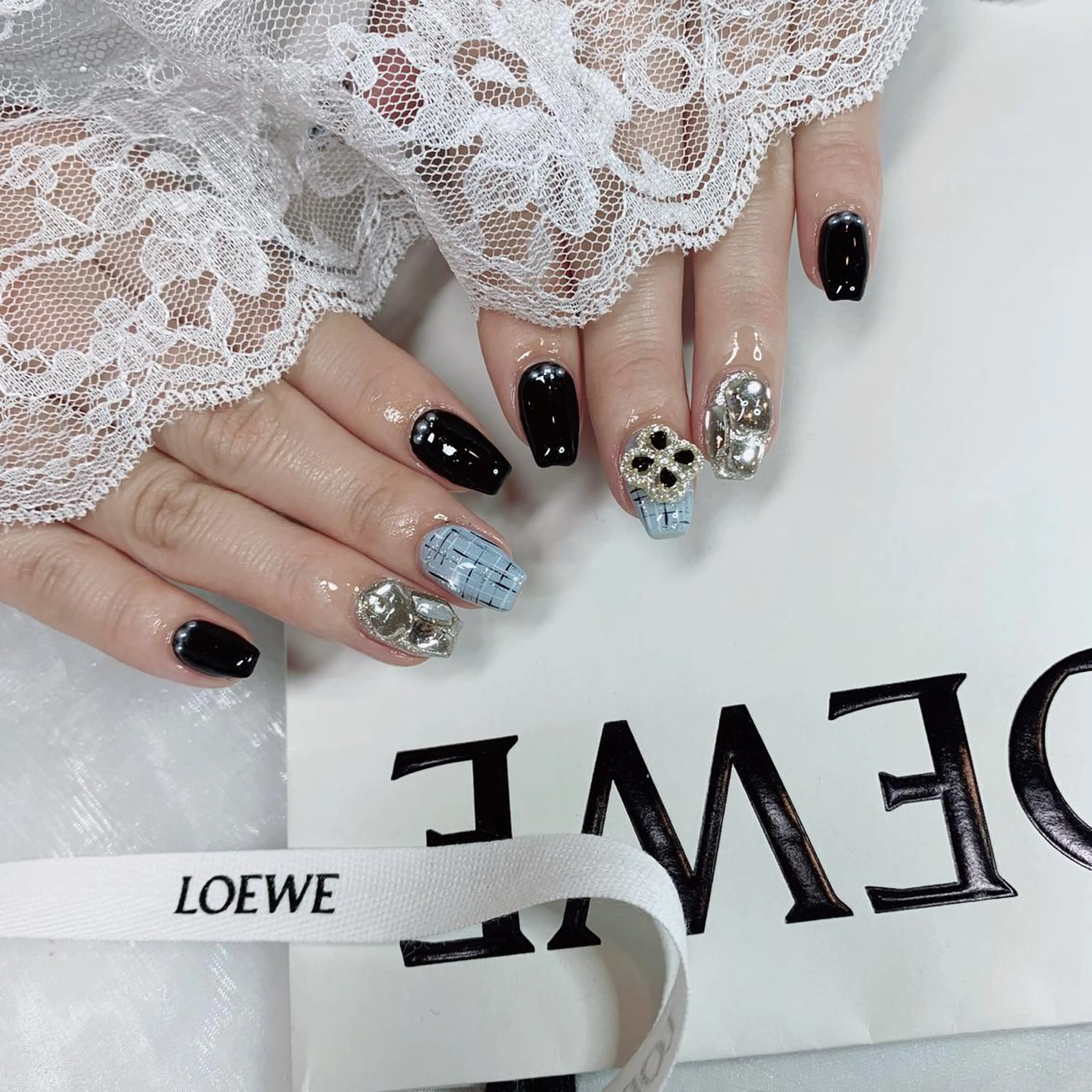 ネイル ハンドネイル La neige* yuki 🥯🍑のネイルデザイン