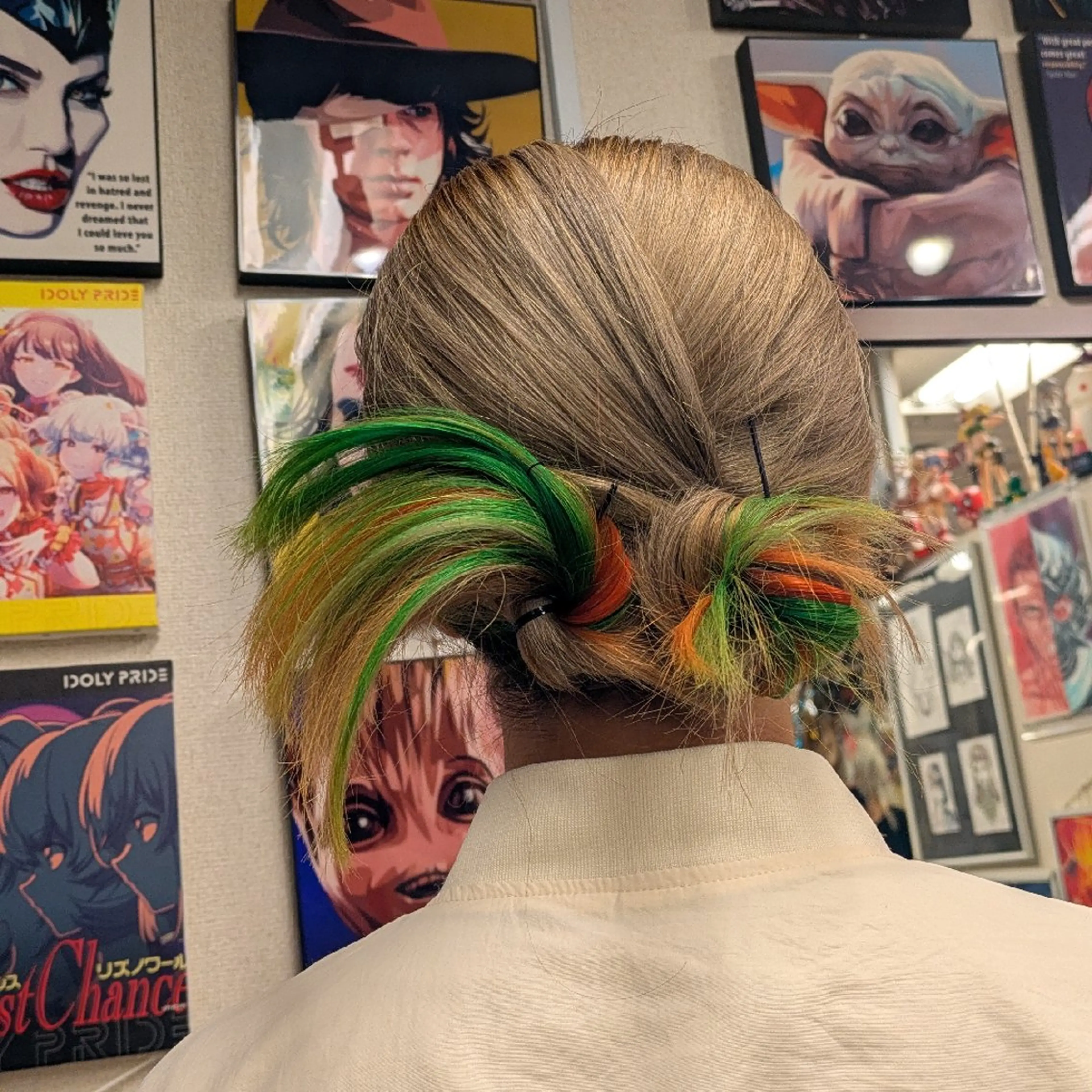 ロング カラー ヘアアレンジ カット ヘアカラー トリートメント fuwat所属・秋葉原でカラーする なら🐉ちぇーたんのヘアスタイル