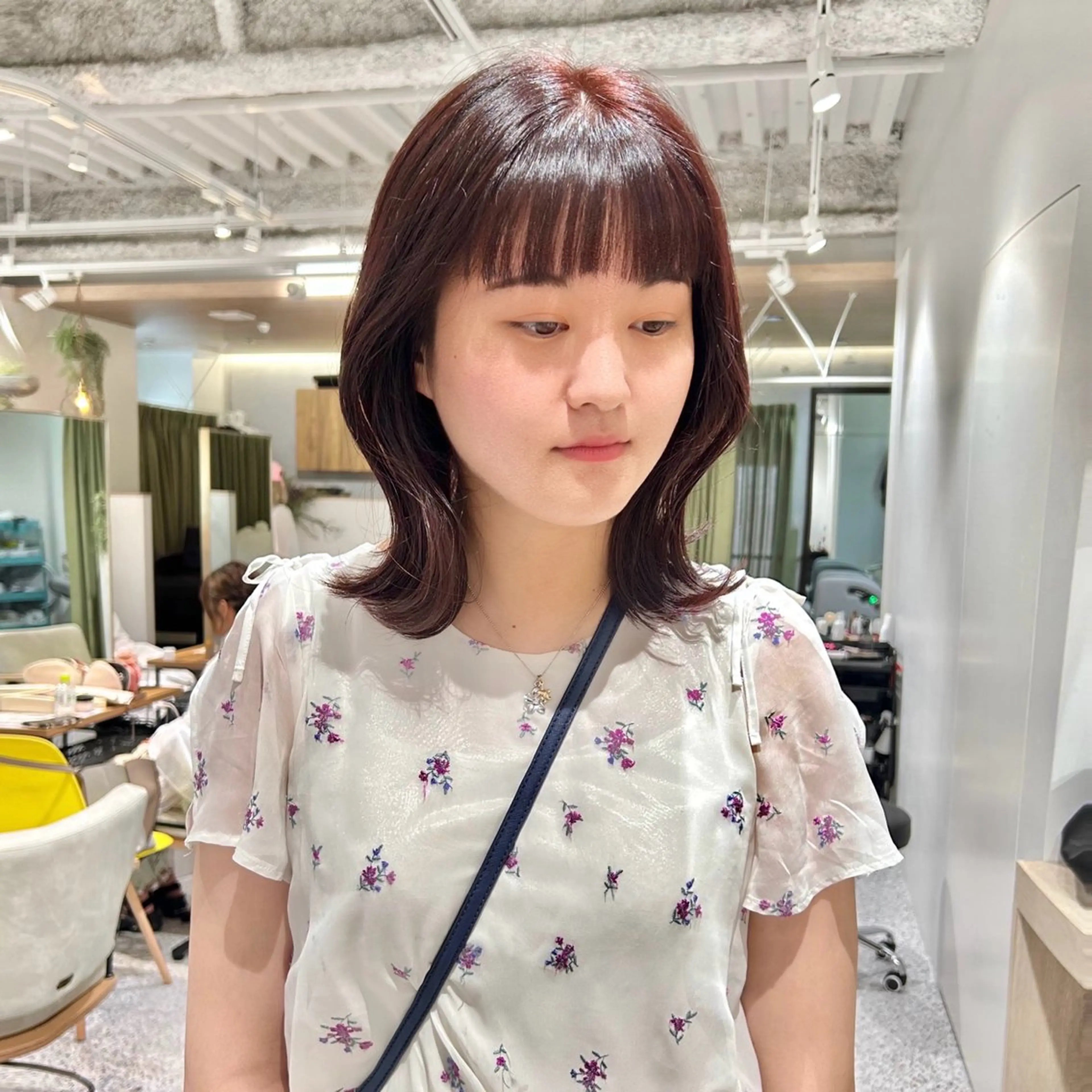 ミディアム カラー ヘアアレンジ 韓国マツエク/まつパ 🎀misaki🎀のマツエク・マツパデザイン