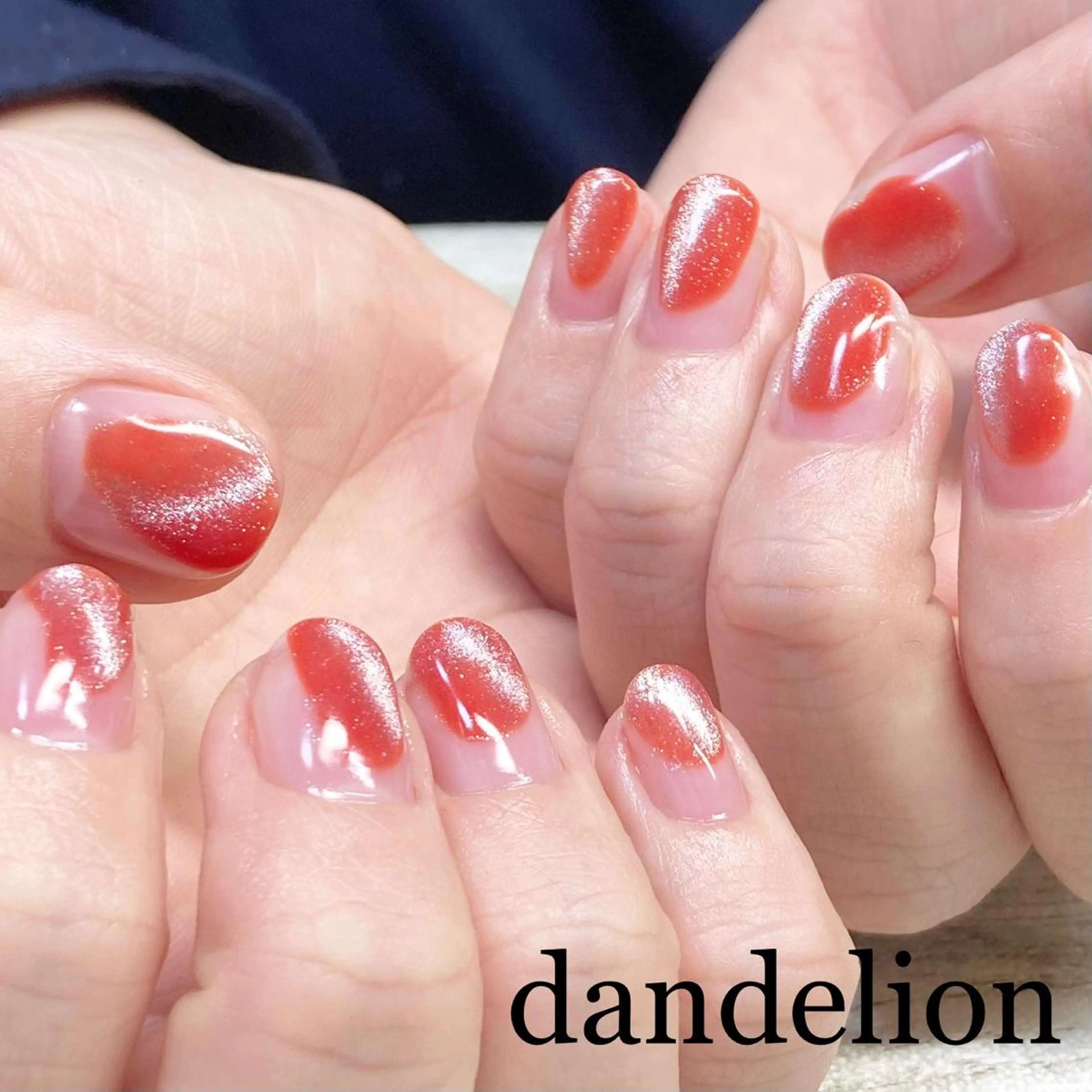 ネイル ハンドネイル ハンドケア dandelion ダンデライオンのネイルデザイン