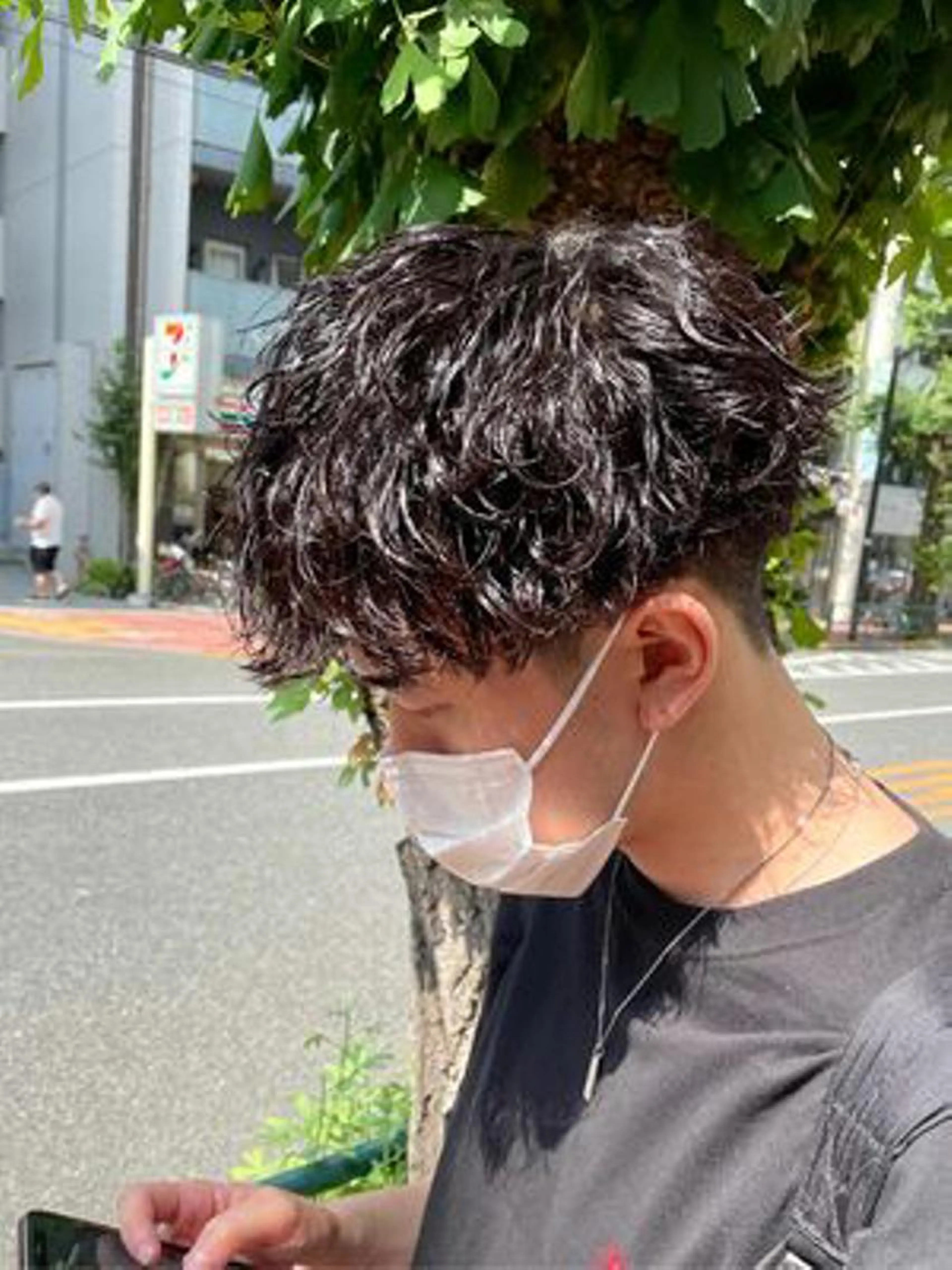 カット＋ツイストスパイラルパーマ＋トリートメントの写真