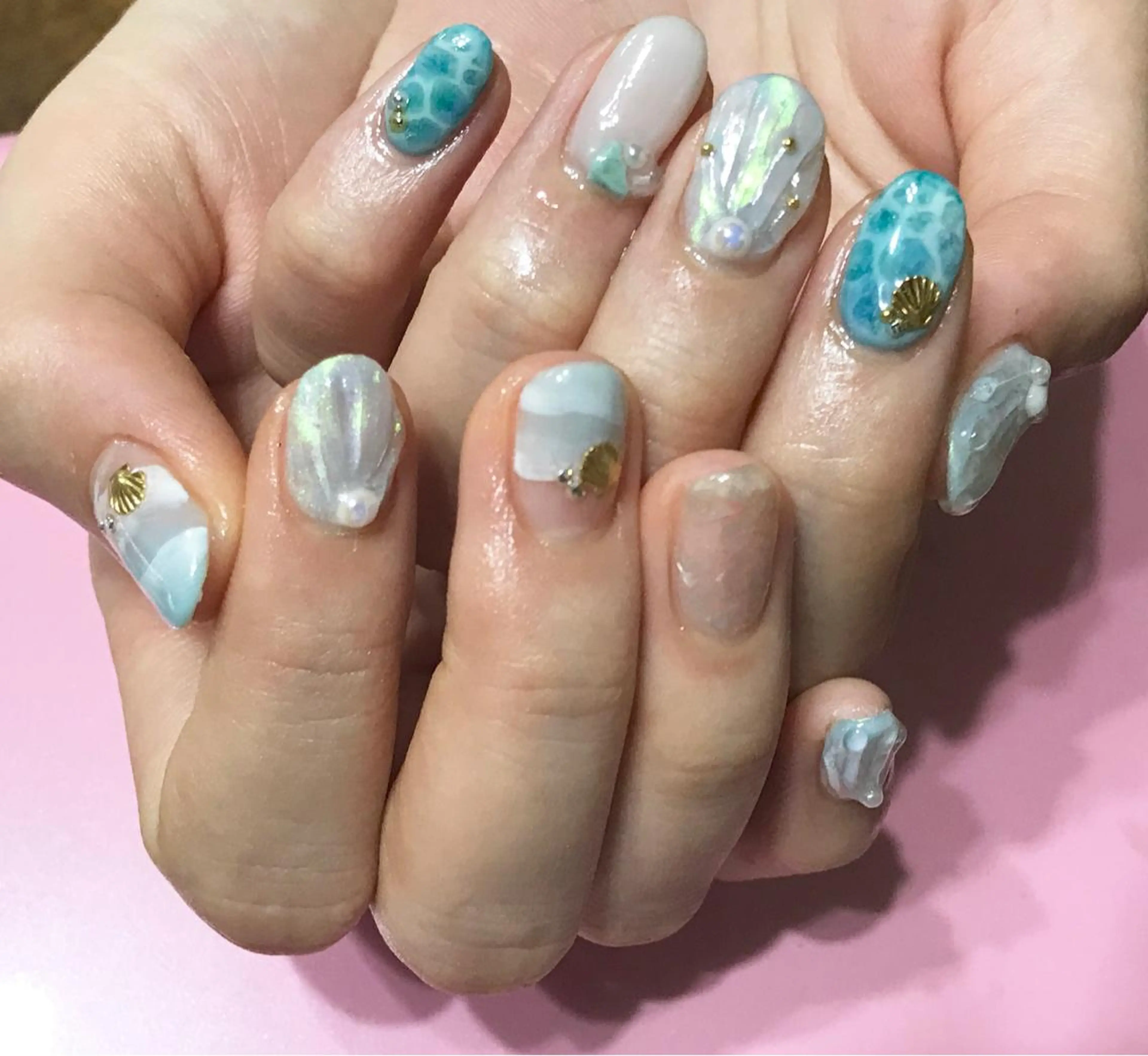 ネイル 舞田 苑香のネイルデザイン