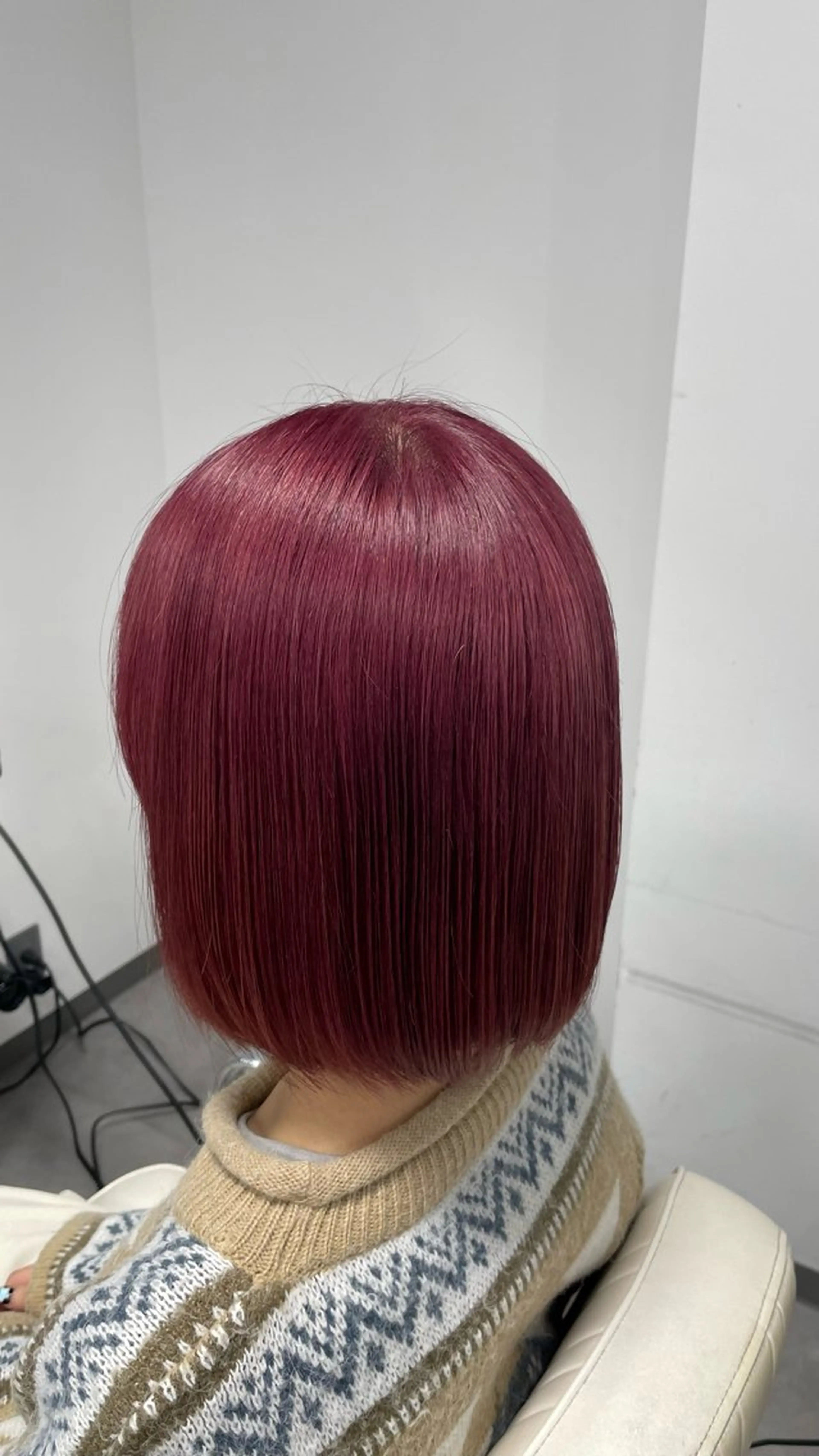 ミディアム カラー ブリーチ ピンクカラー カット ヘアカラー トリートメント Day Dream所属・SYOMA/韓国風/ 透明感カラー/艶髪のヘアスタイル