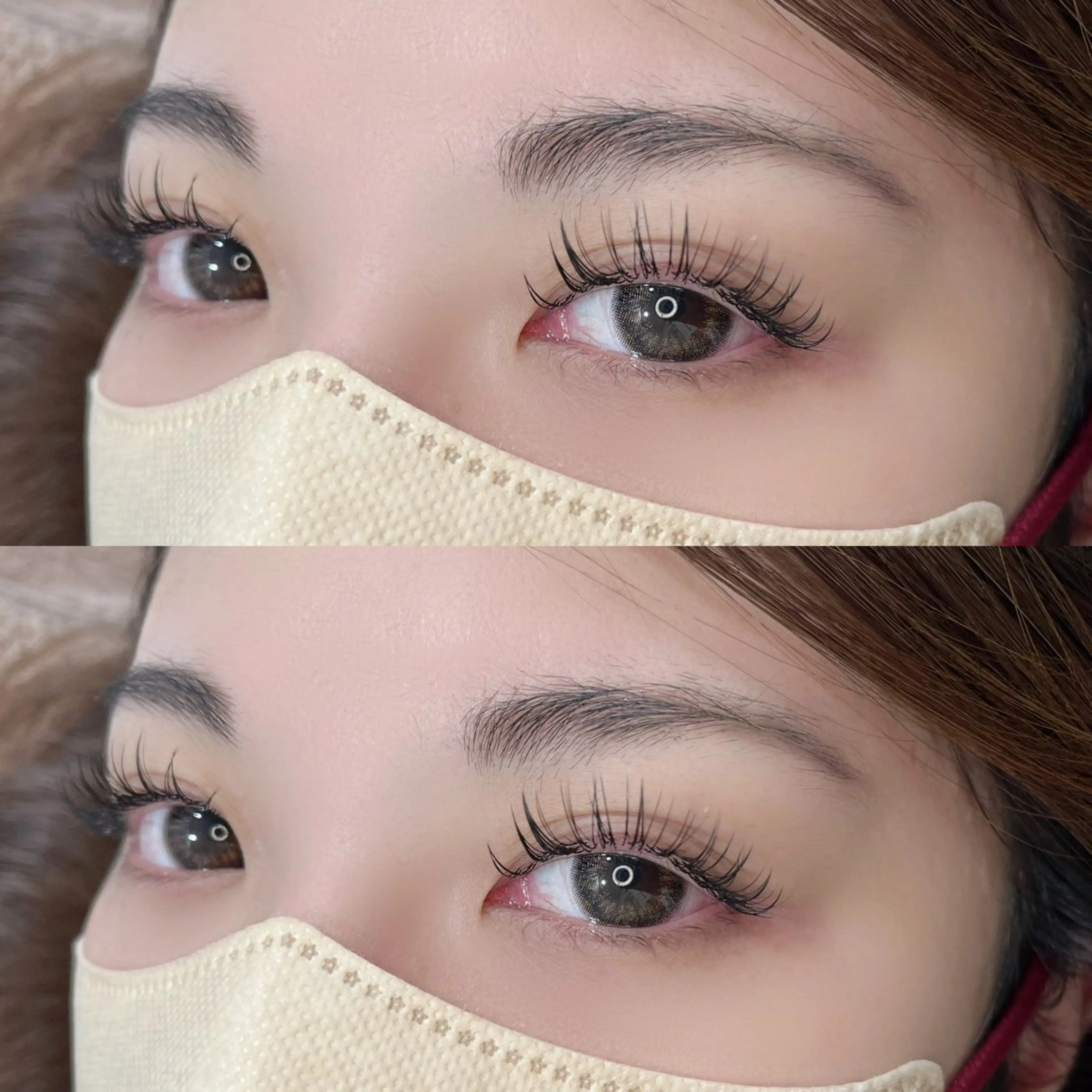 マツエク・マツパ カットスタジオピエロ所属・若江岩田マツエク SUNのマツエク・マツパデザイン