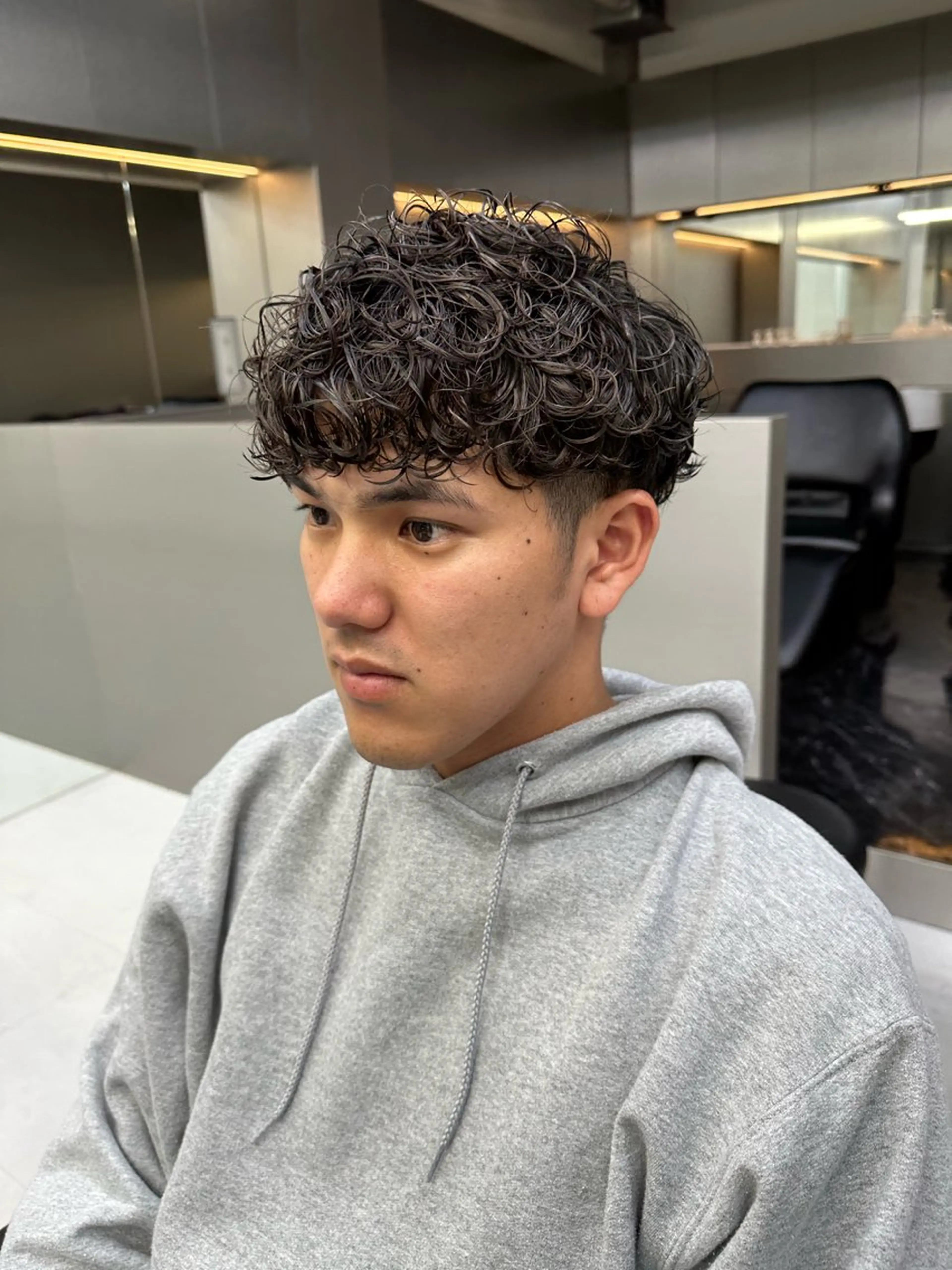 ショート パーマ カット パーマ 💈メンズ/パーマ 💈中目黒/谷のヘアスタイル