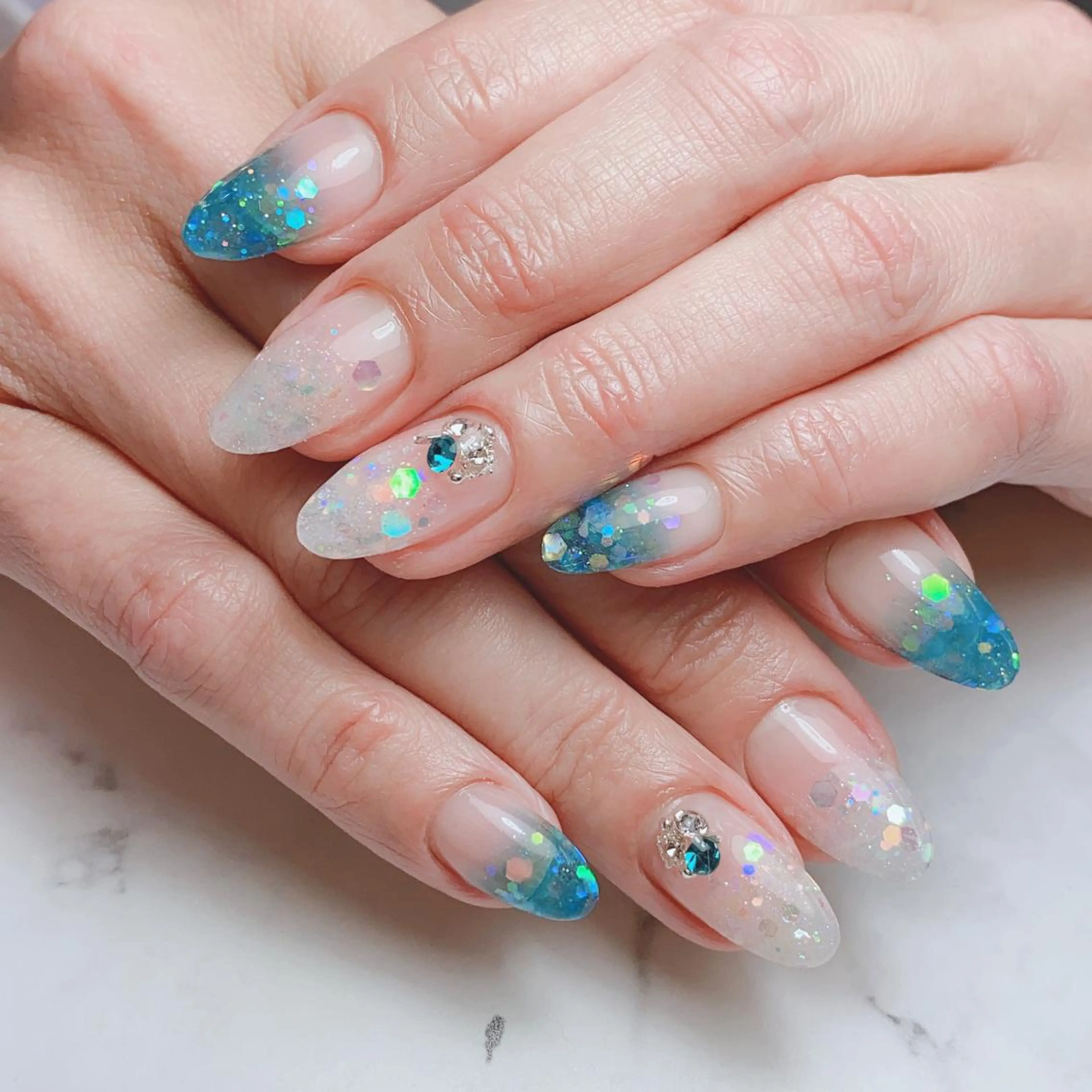 ネイル スカルプネイル 石原 夕華のネイルデザイン