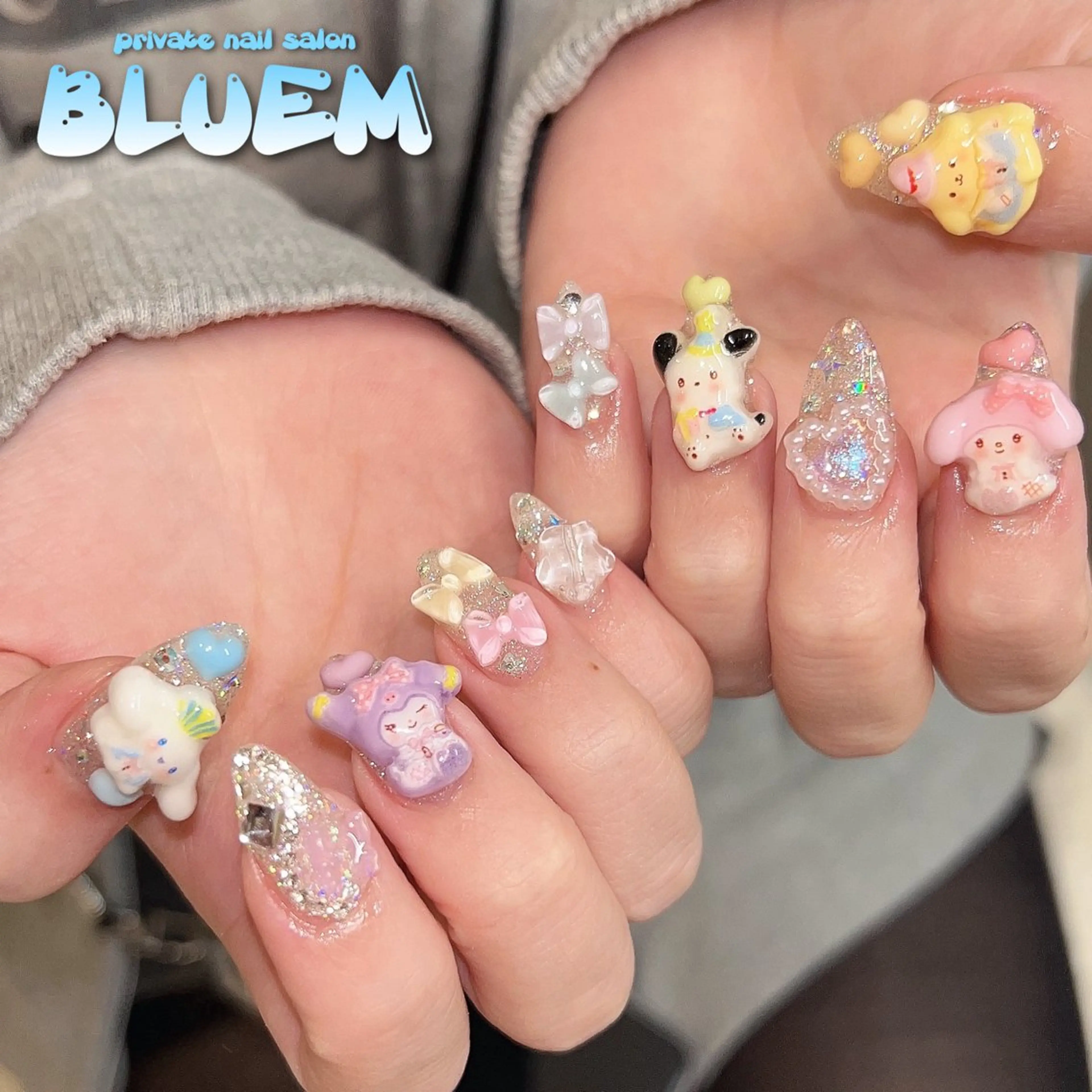 ネイル ハンドネイル BLUEM なな🐶のネイルデザイン
