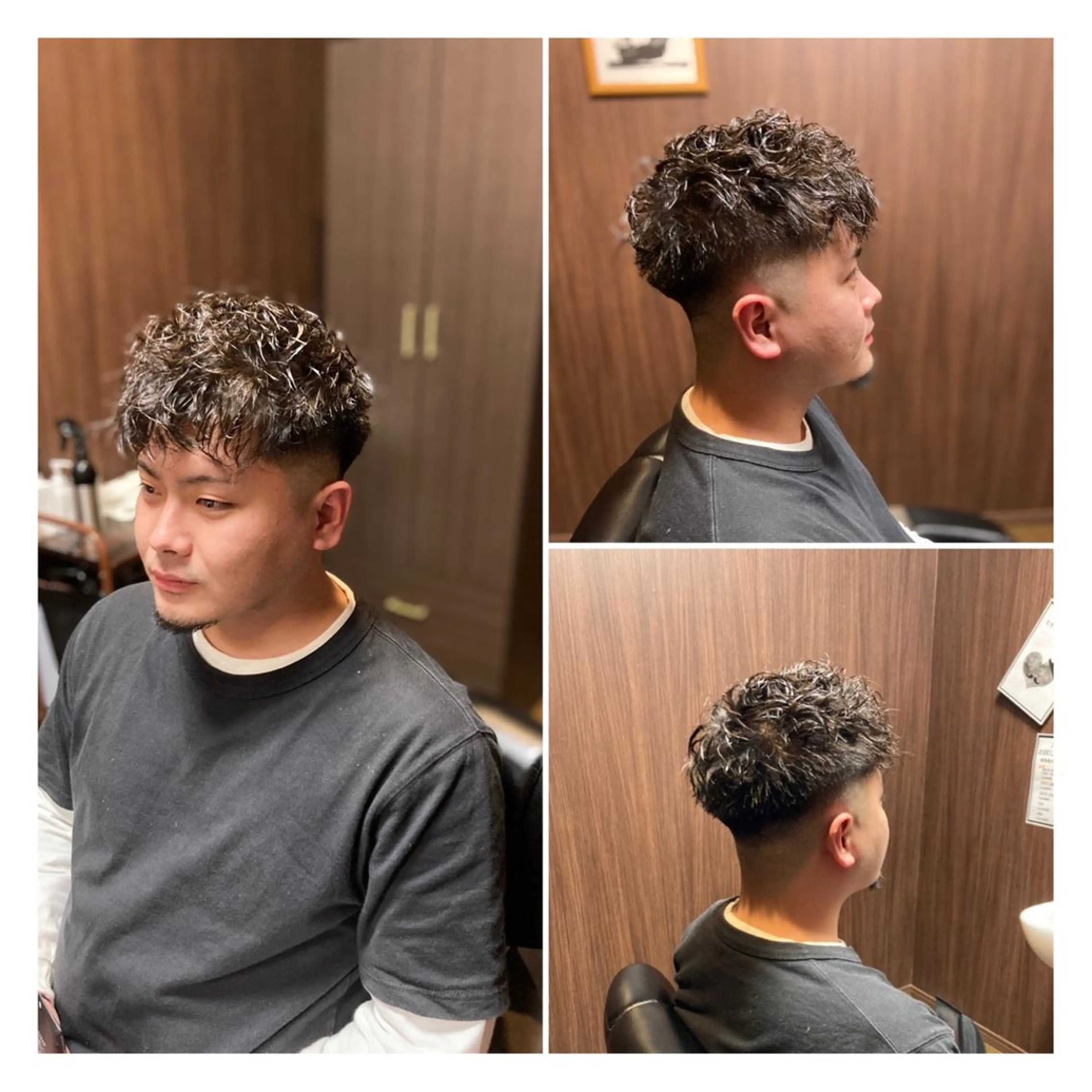 ショート パーマ メンズ BARBER CLASSICSのヘアスタイル