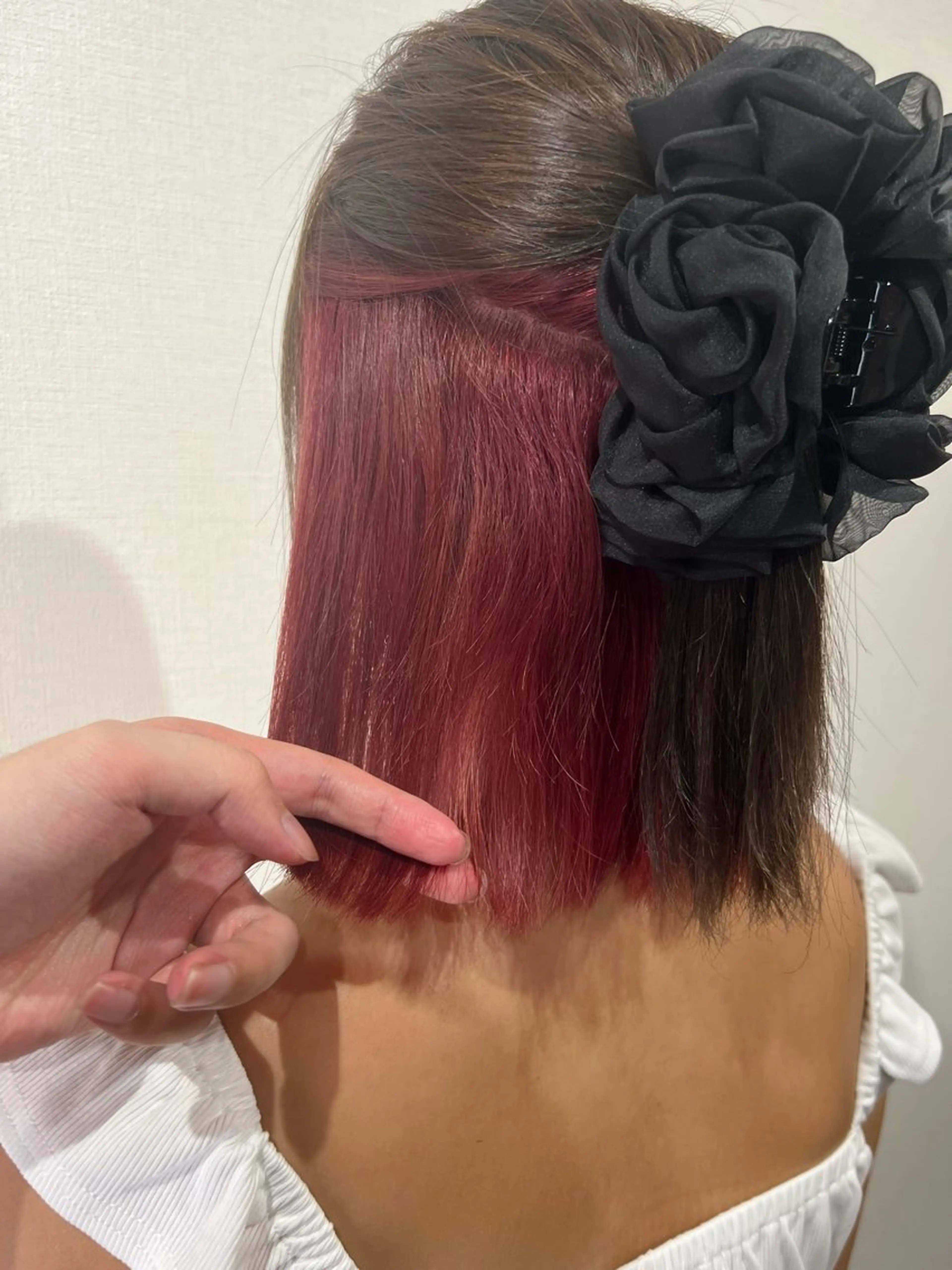 ショート 切っぱなし💇‍♀️ イヤリング🎨龍之介のヘアスタイル