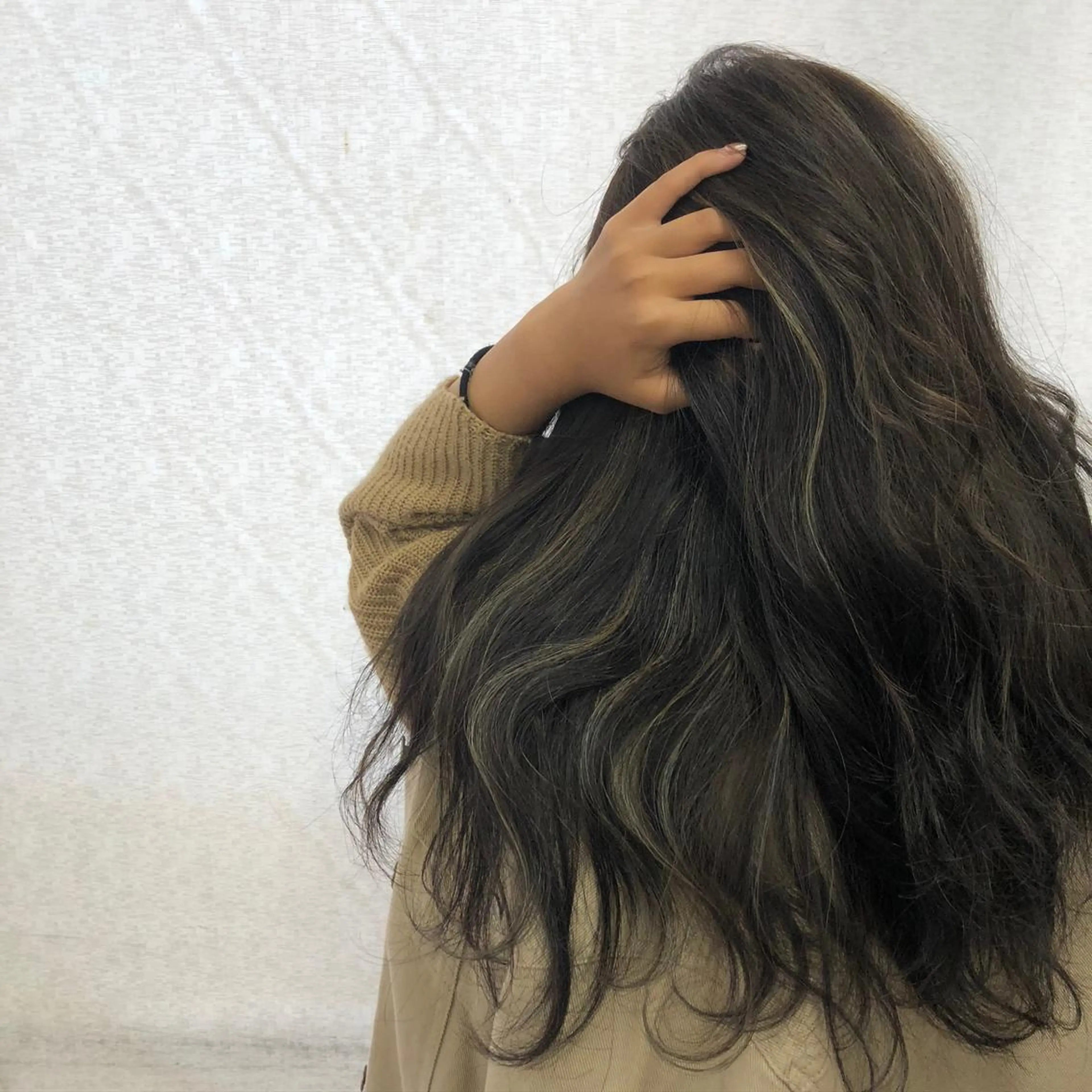 ロング カラー ハイライトカラー 外国人風カラー ハイライト CHAiL所属・カラーエクステ koukiのヘアスタイル