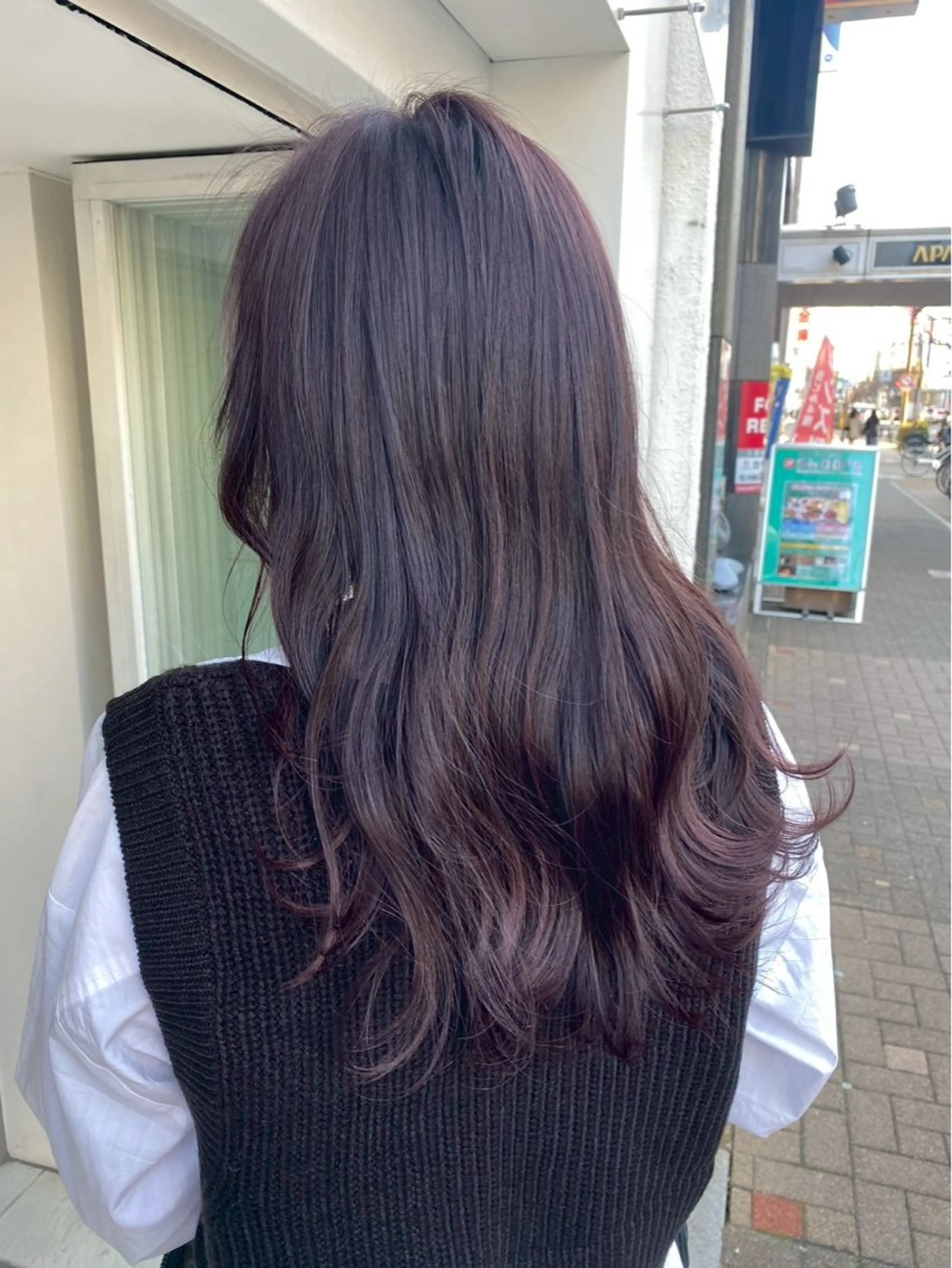 ロング カラー ブラウンカラー 透明感カラー ラベンダーカラー ヘアカラー sopi  by invitation所属・ ここね︎︎/透明 感カラー/ナチュラルのヘアスタイル