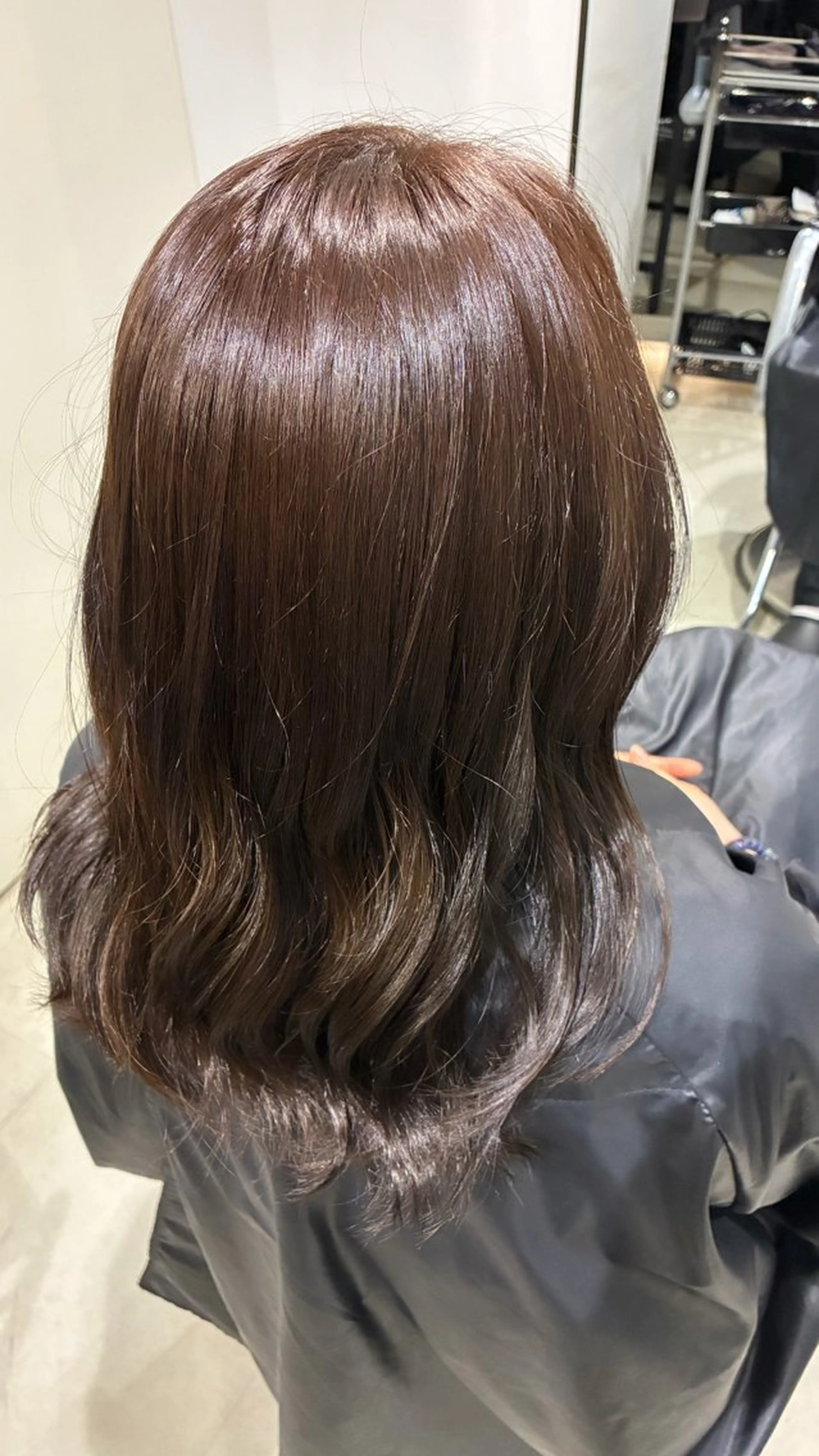 セミロング カラー ヘアアレンジ 🦋似合わせカラー 艶髪🦋Rinaのヘアスタイル