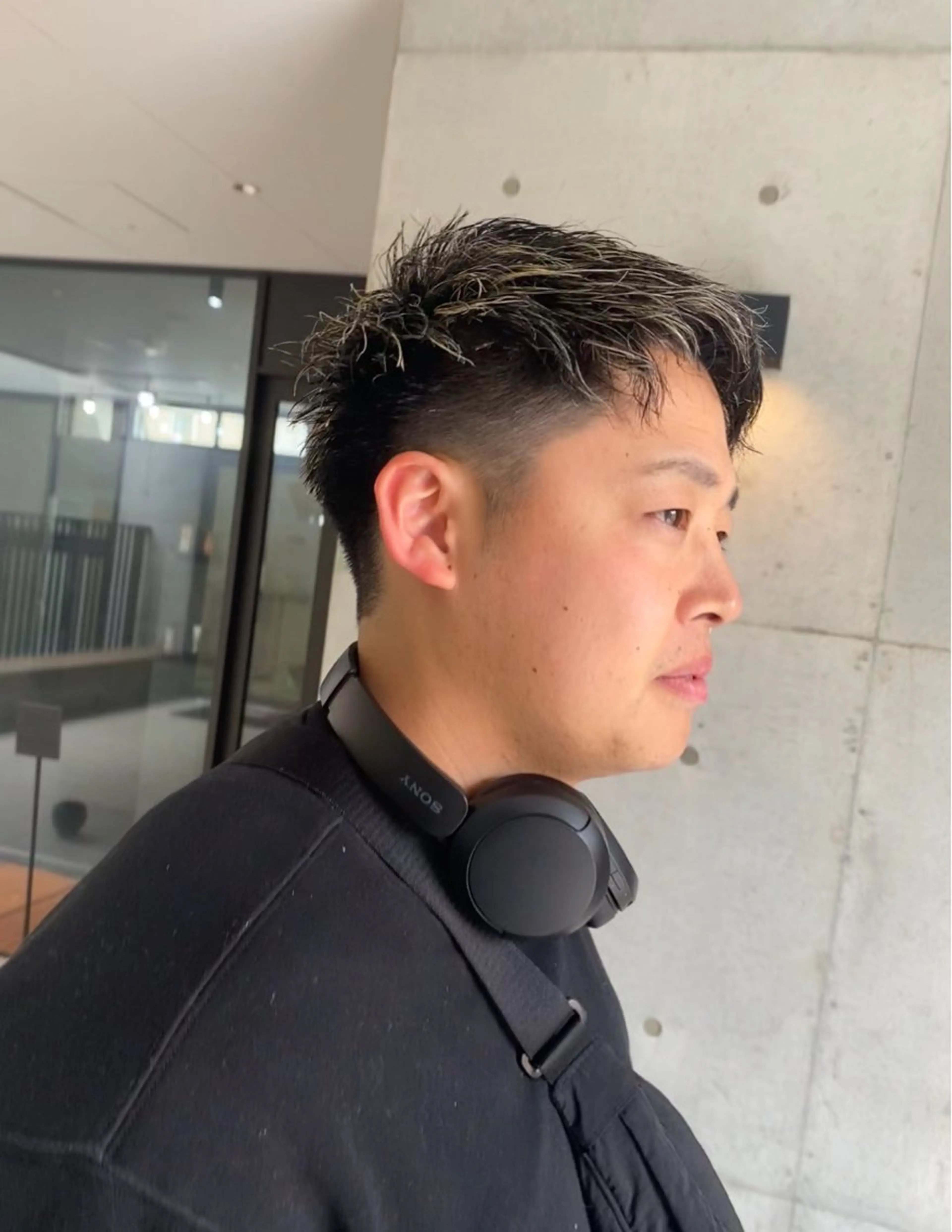 ショート カラー メンズ メンズハイライト 刈り上げ ハイライトカラー ハイライト ショートヘア flui hair所属・ショート✨美髪矯正✨ wasaiのヘアスタイル