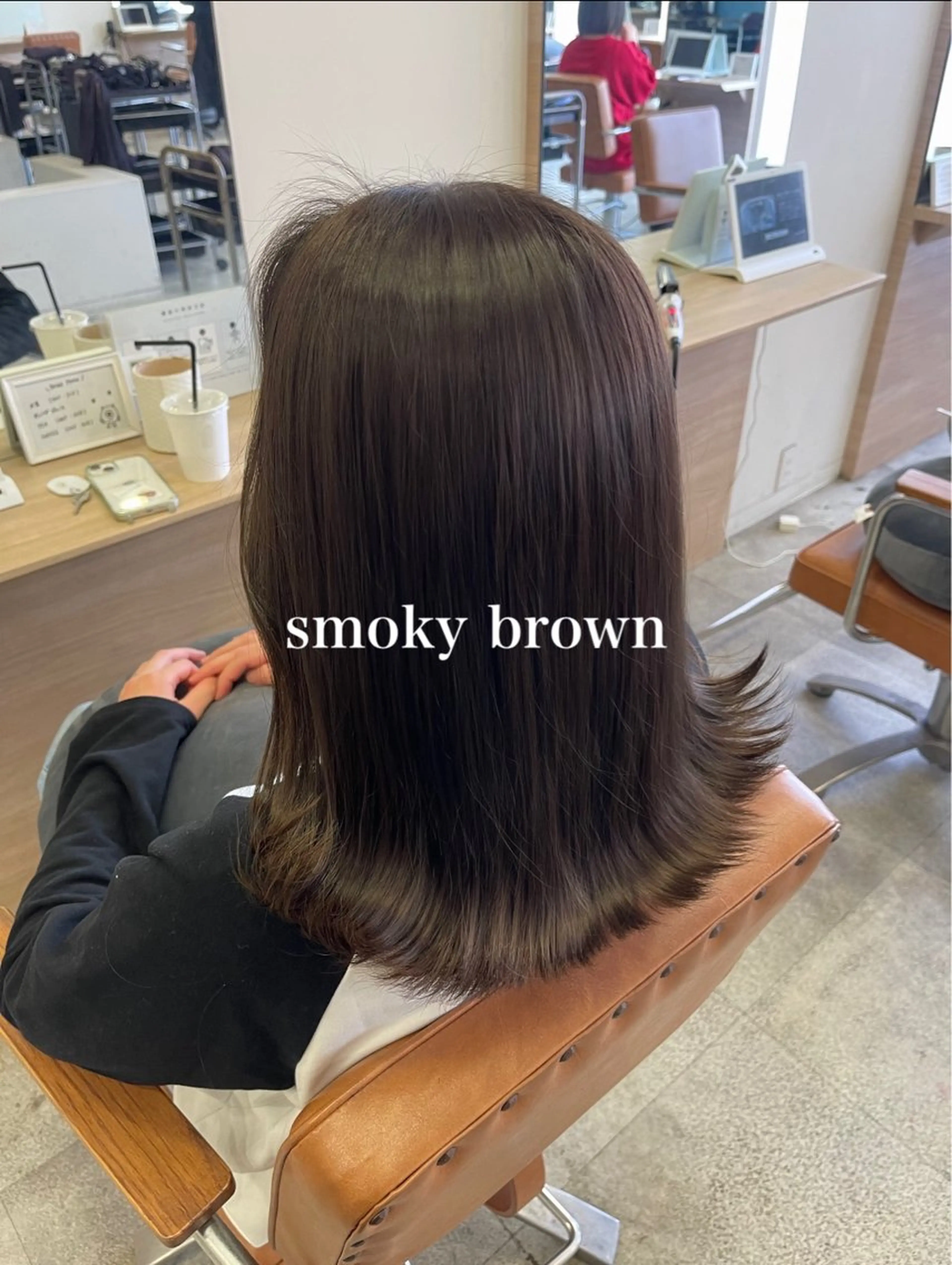 ミディアム カット ヘアカラー トリートメント 🫧chinatsu 🫧のヘアスタイル