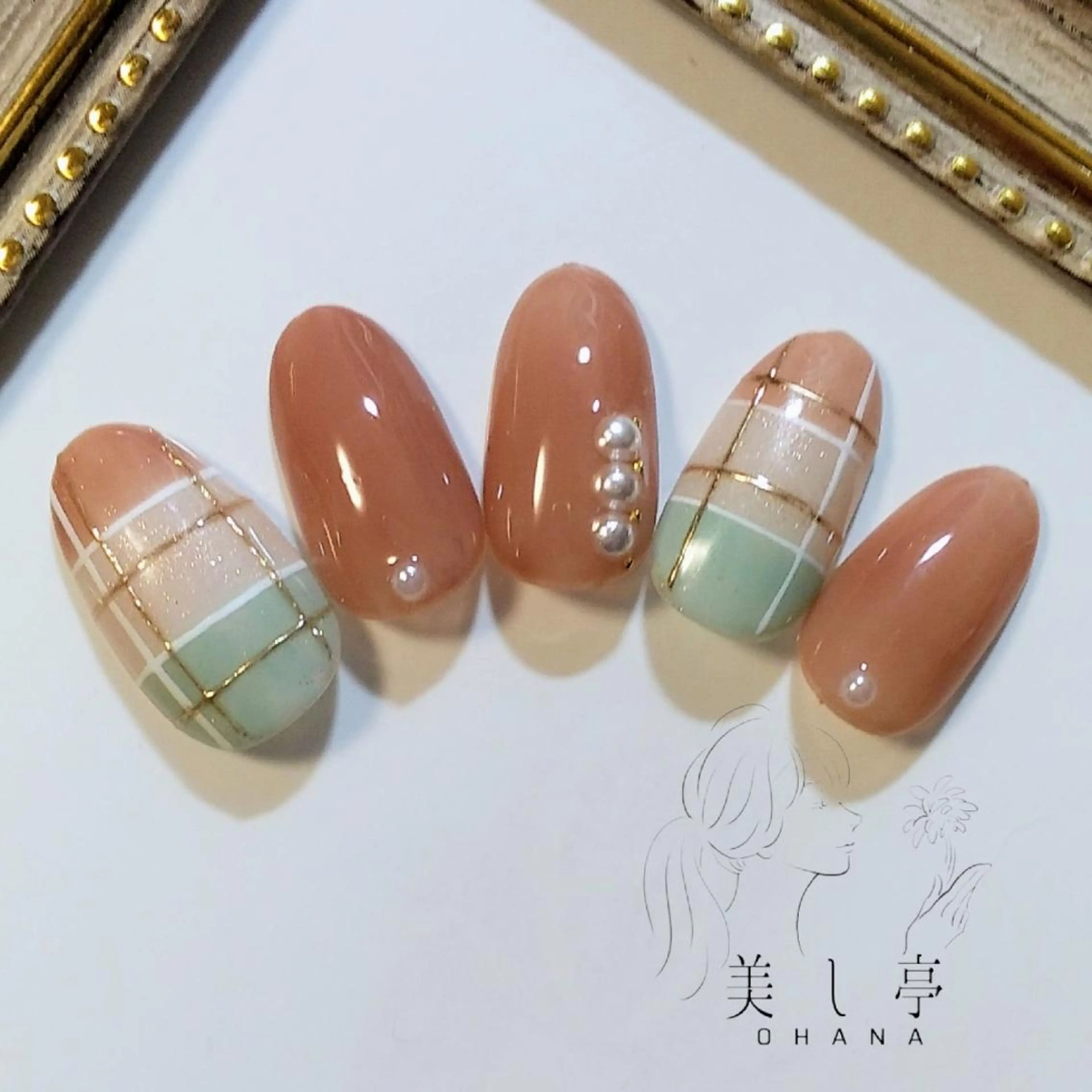 ネイル ハンドネイル ハンドケア 美し亭 OHANAのネイルデザイン
