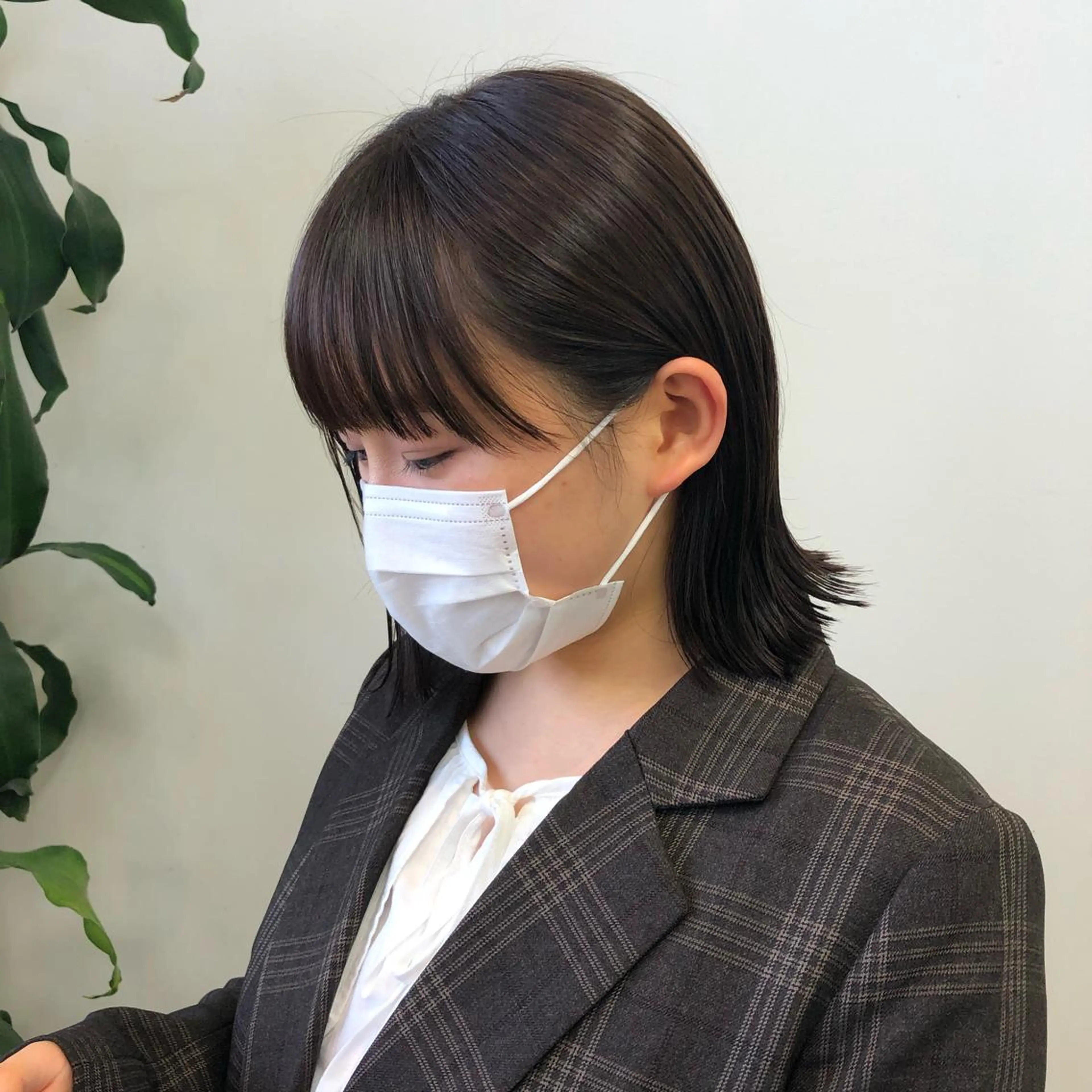 ミディアム カラー パーマ ヘアアレンジ ❣️倉敷❣️美髪 カラー能登一成のヘアスタイル