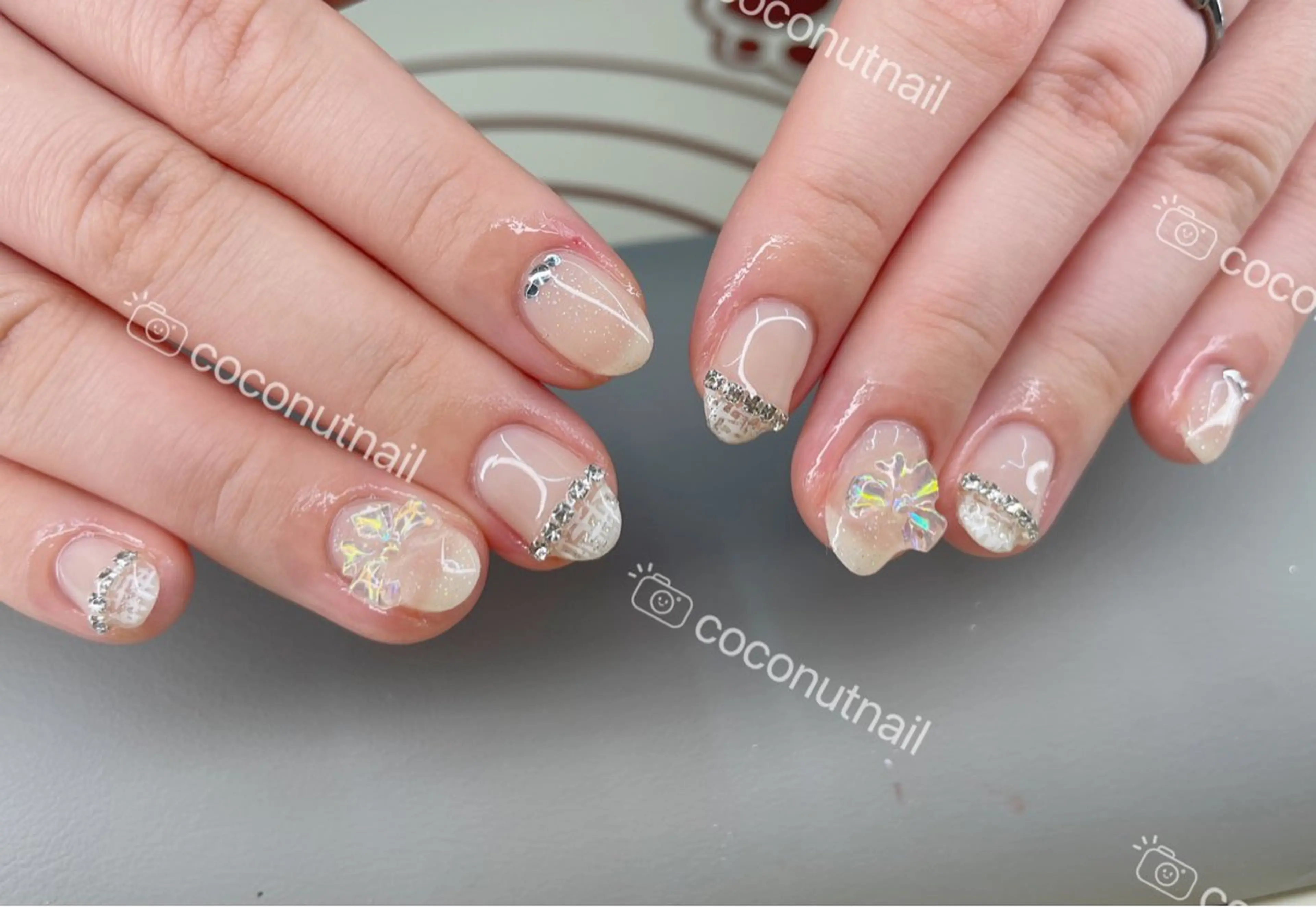 ネイル ハンドネイル 神田 ココナッツのネイルデザイン