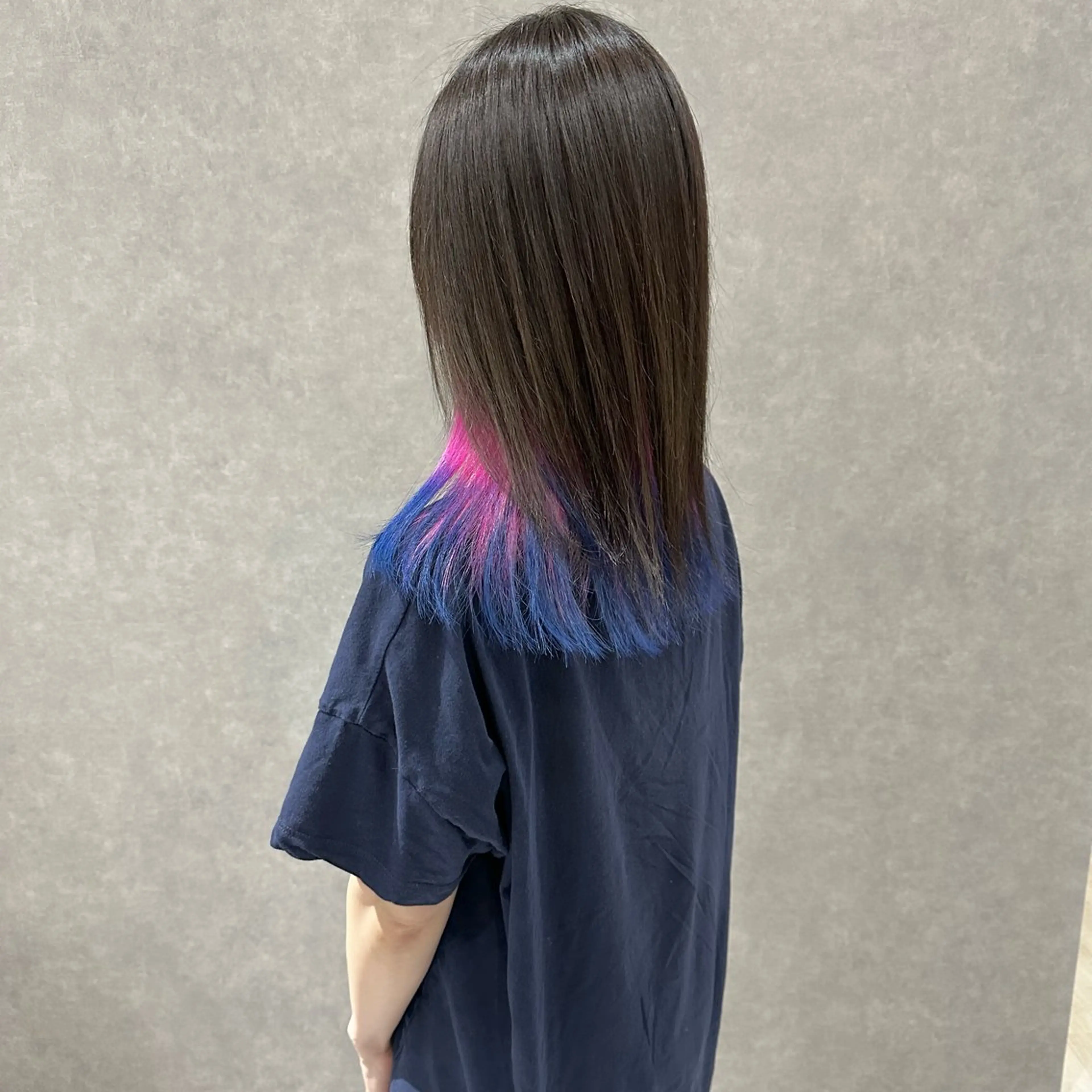 ミディアム カラー はちすか るかのヘアスタイル
