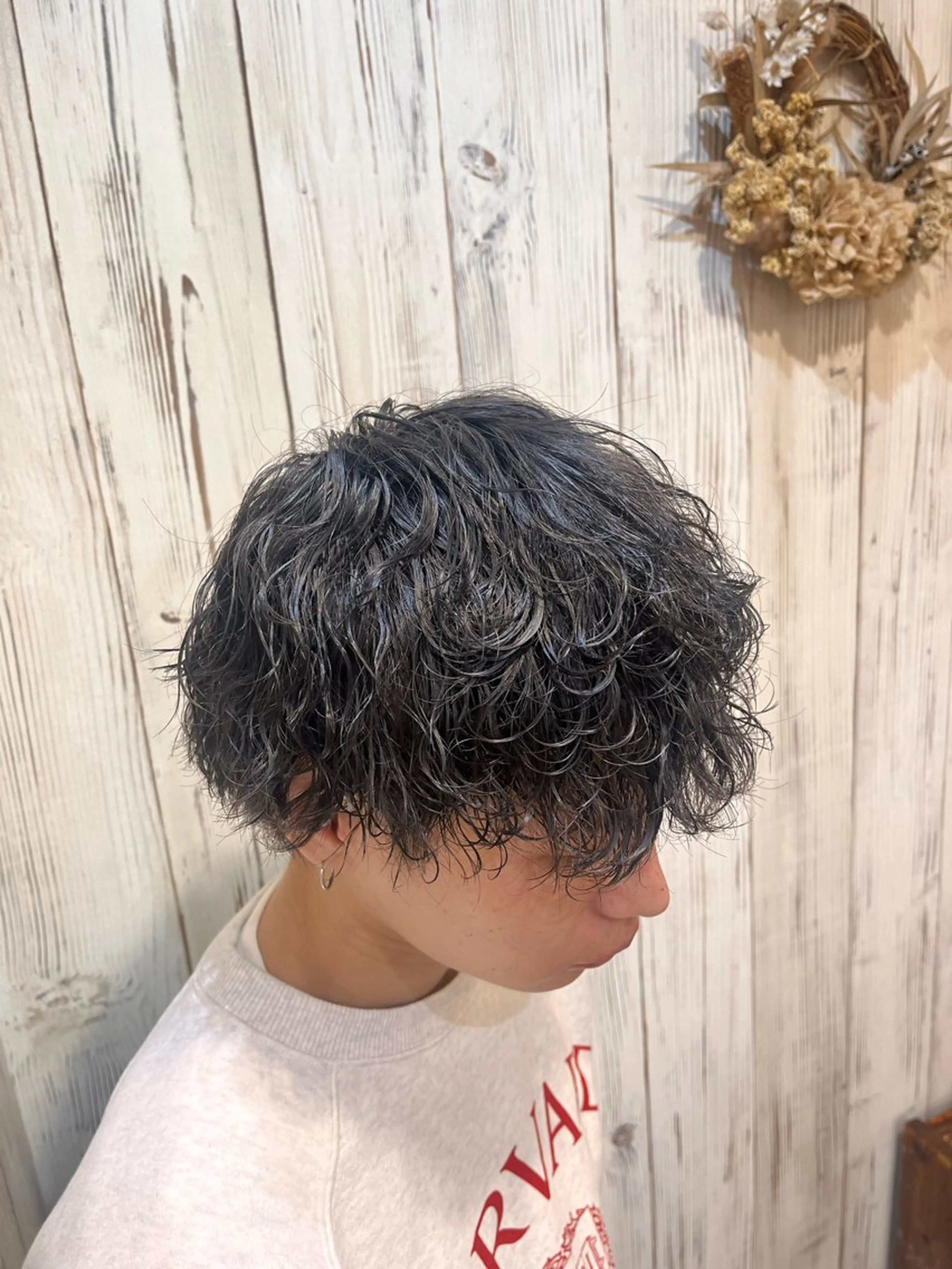 ショート パーマ メンズ 波巻きパーマ ✂︎ sho✂︎のヘアスタイル