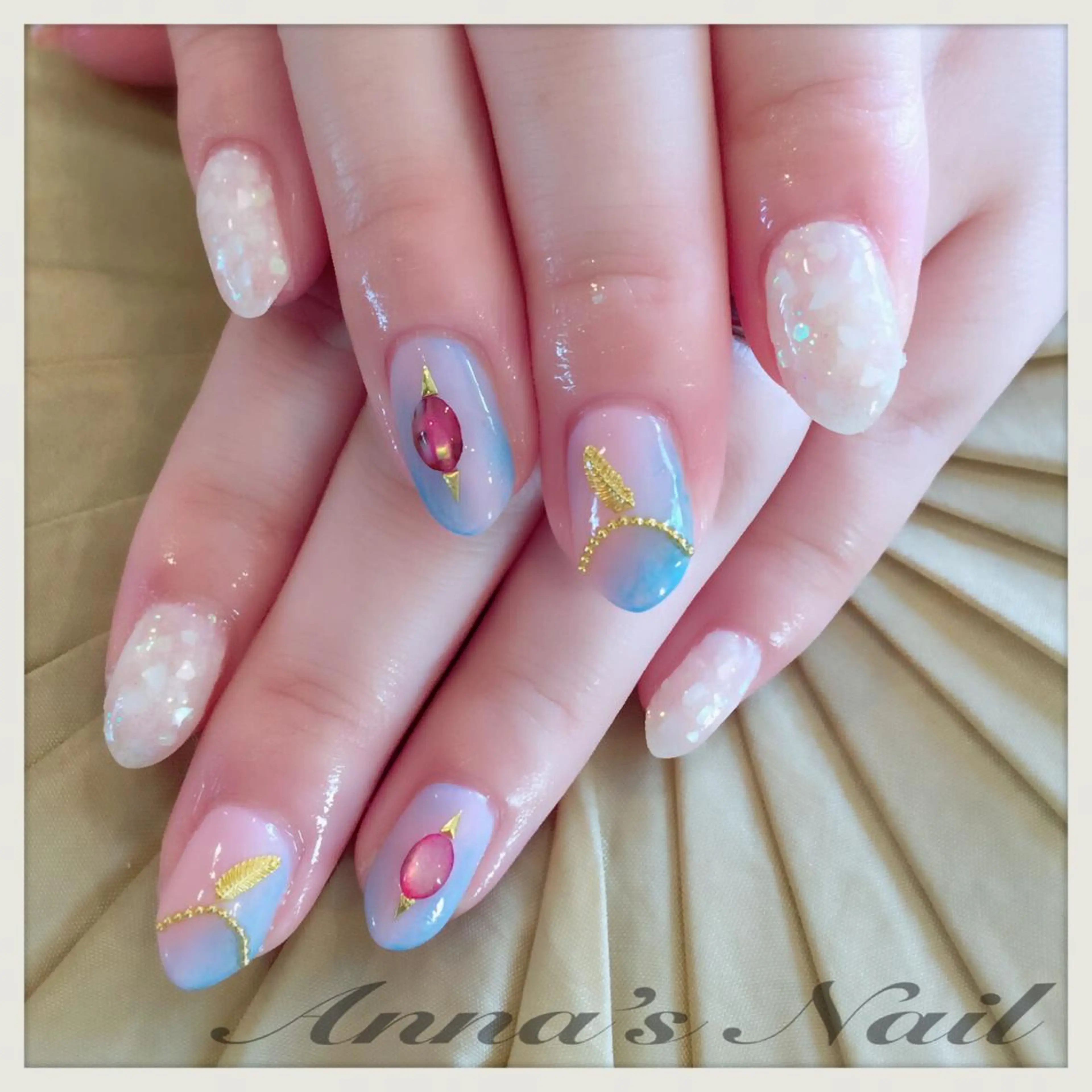 ネイル ニュアンスネイル Anna’s Nail所属・清口 杏奈のネイルデザイン