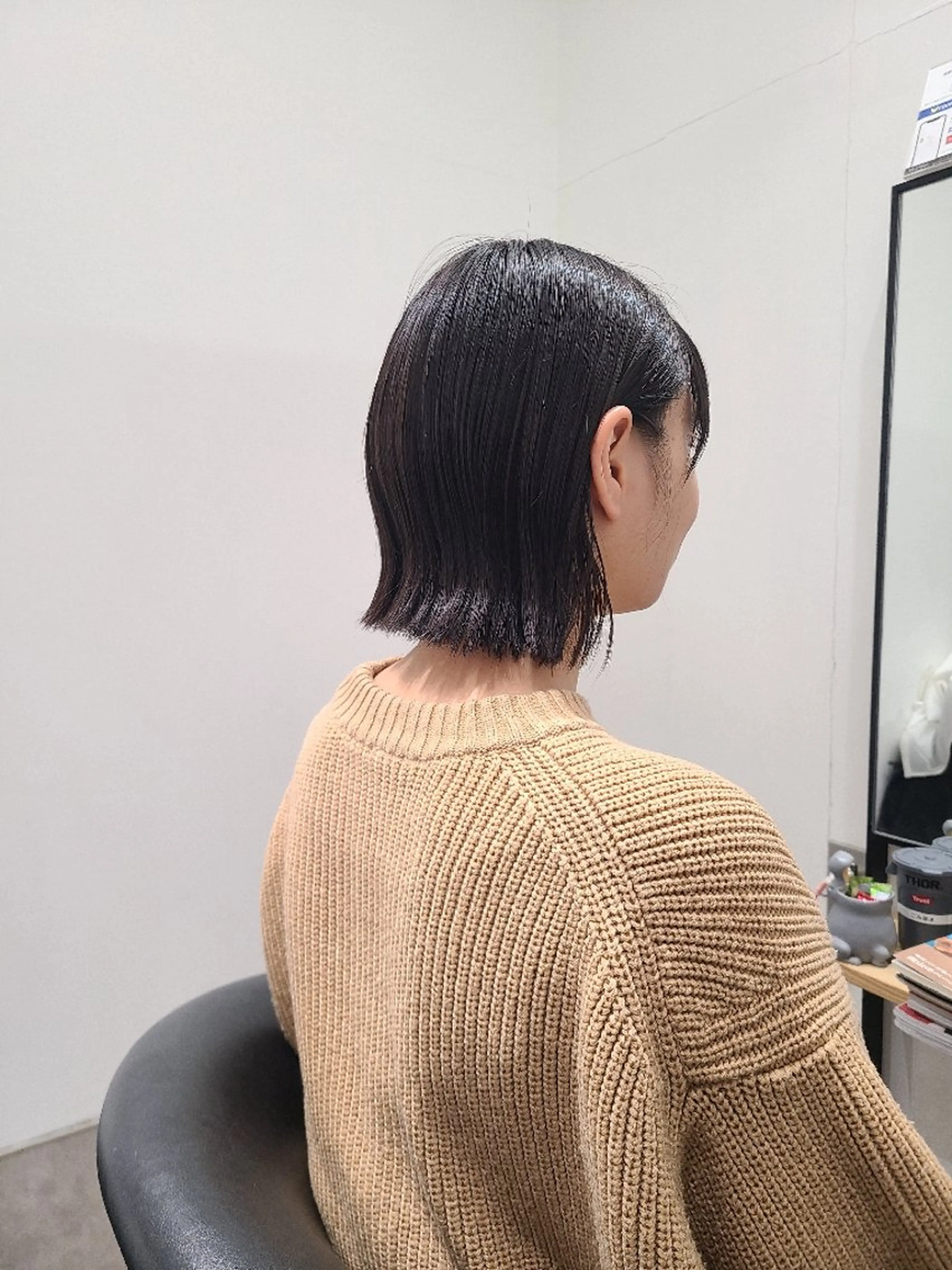 🏅とても人気です🎗残留しない黒染めカラー⭐️の写真