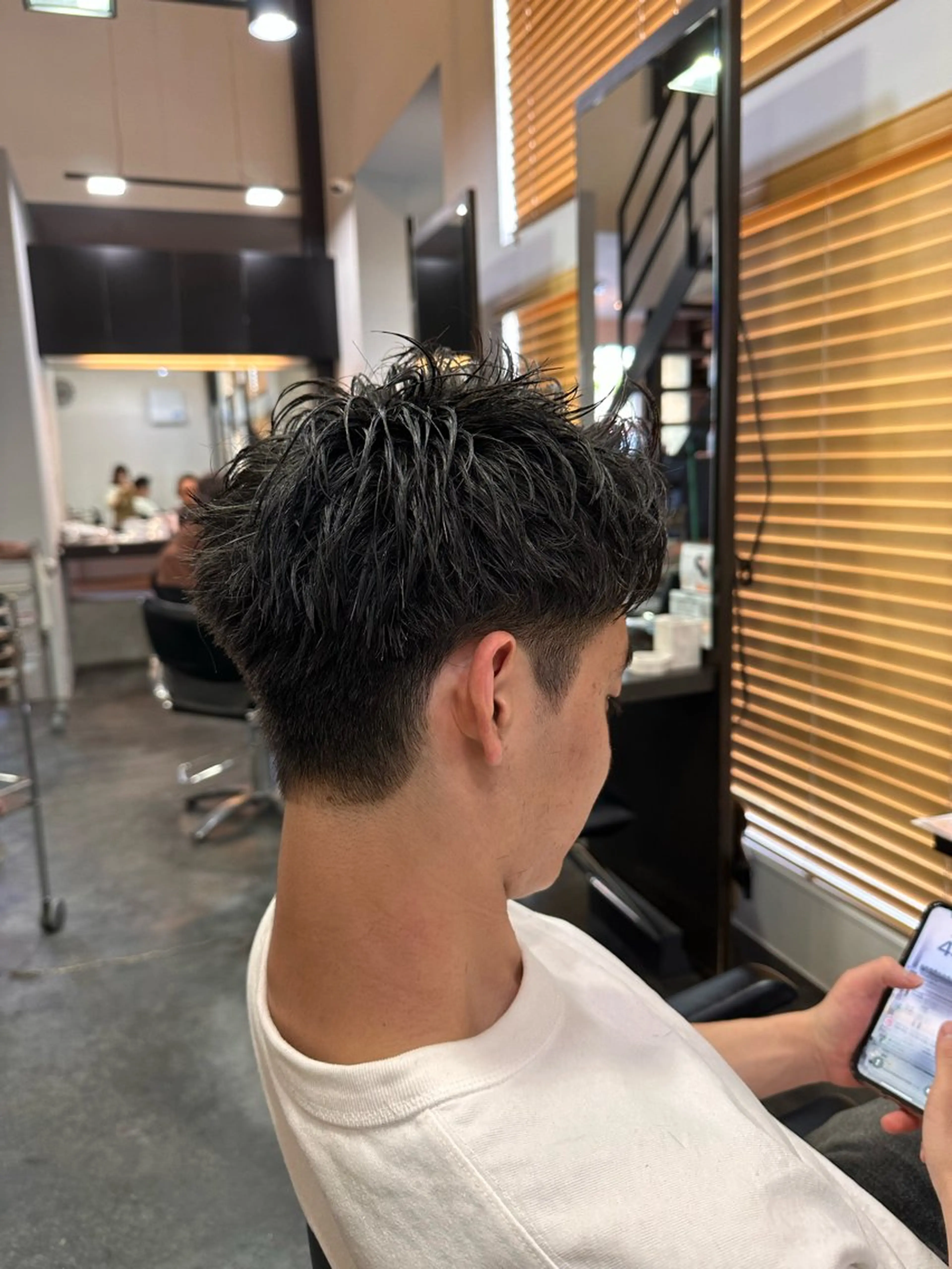メンズ 南草津/レイヤー/ ゴトウのヘアスタイル