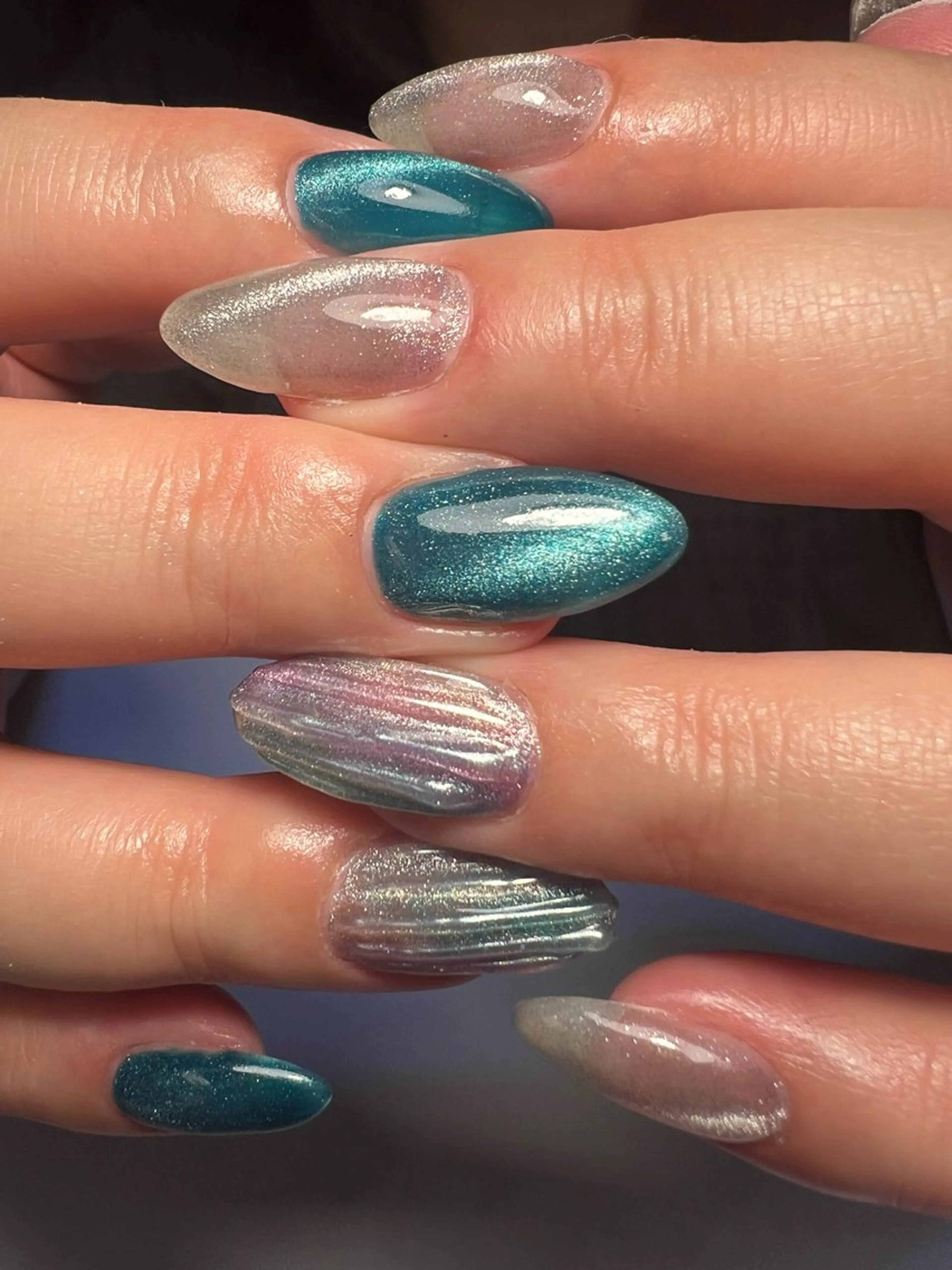 ネイル マグネットネイル ハンドネイル 中村 翠のネイルデザイン