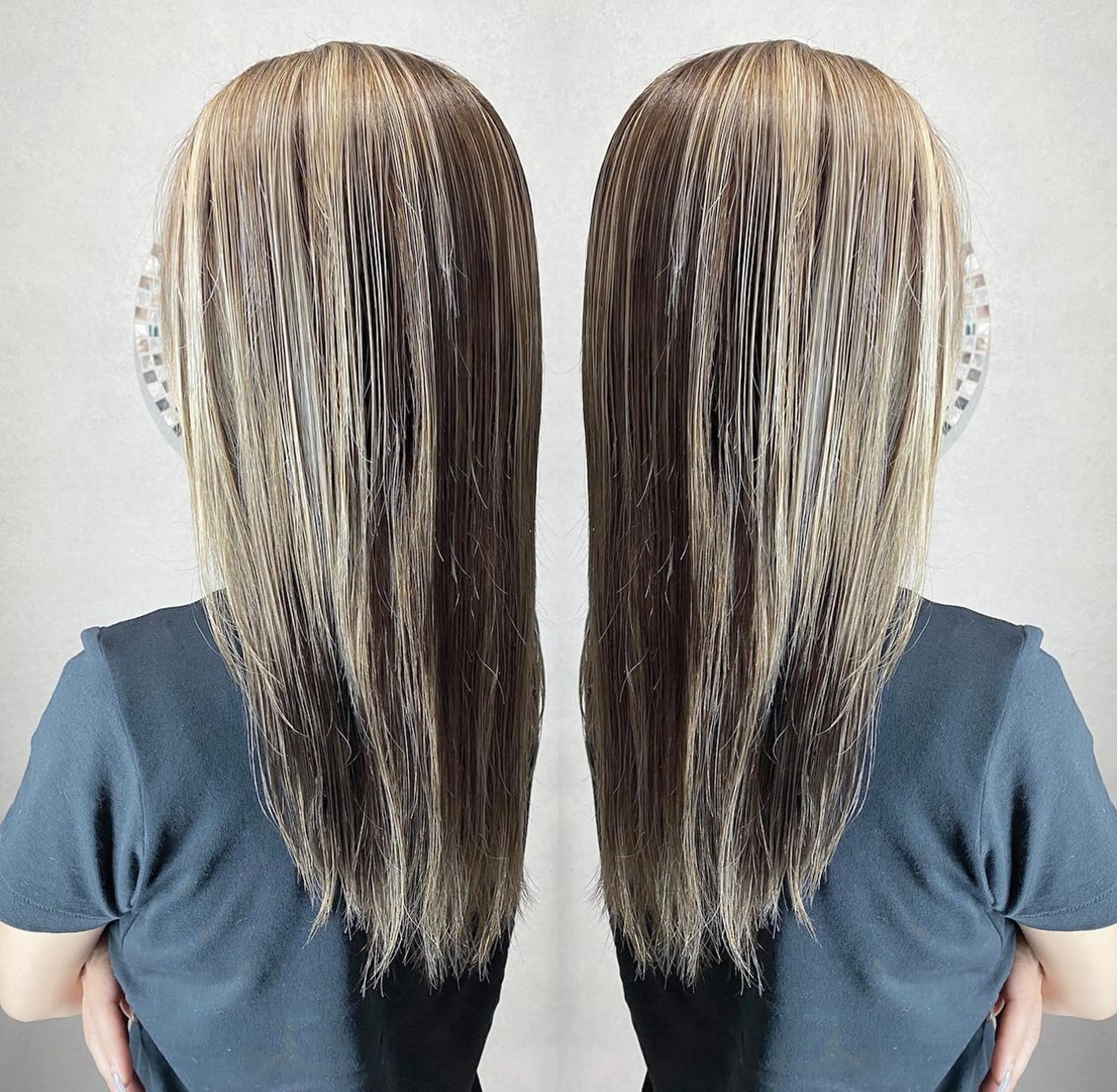 ロング ハイライト ヘアカラー Designer EGGのマツエク・マツパデザイン