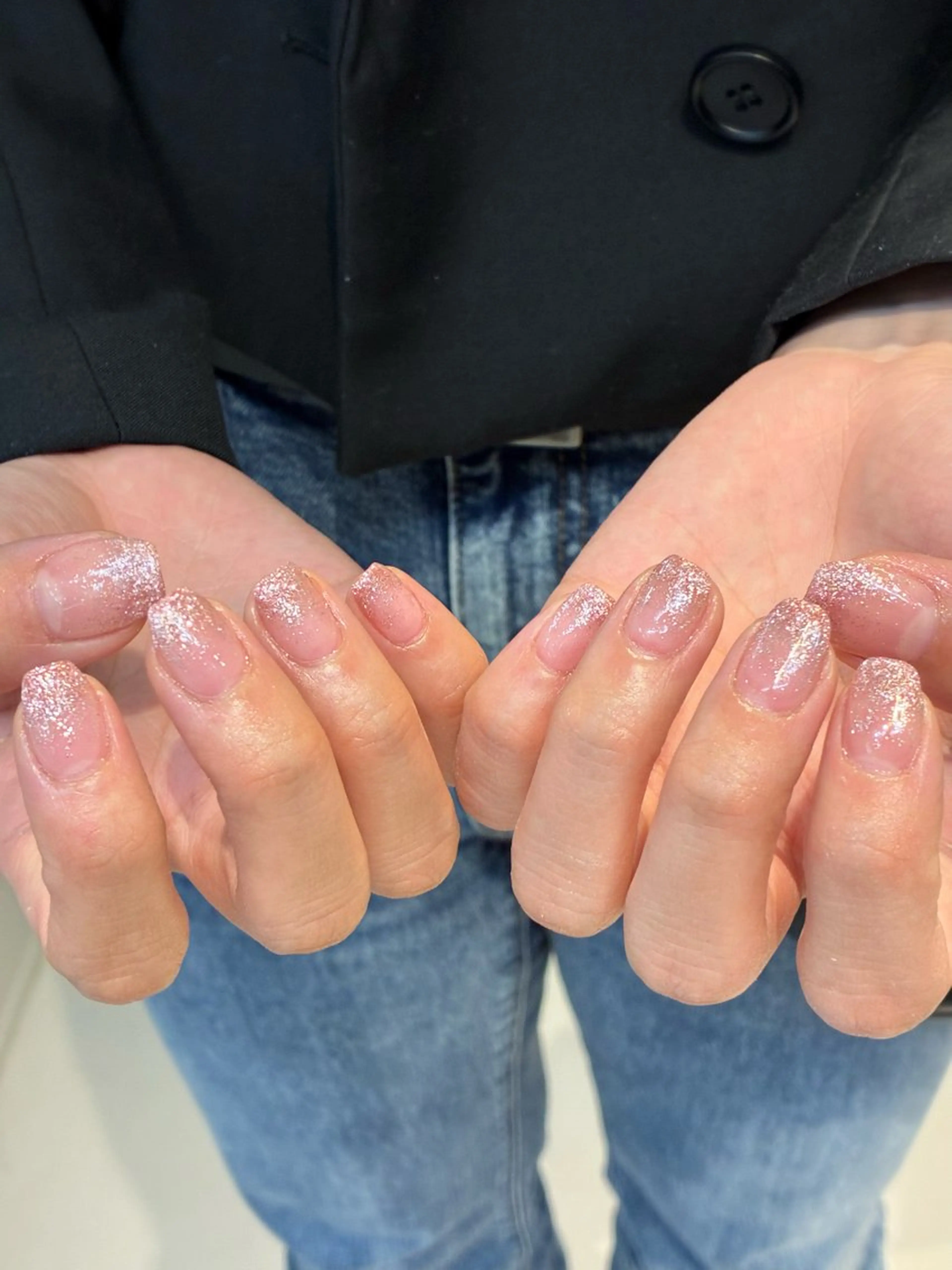 ネイル グラデーション ラメ(グリッター) ラメグラデーション DEE nail moekaのネイルデザイン