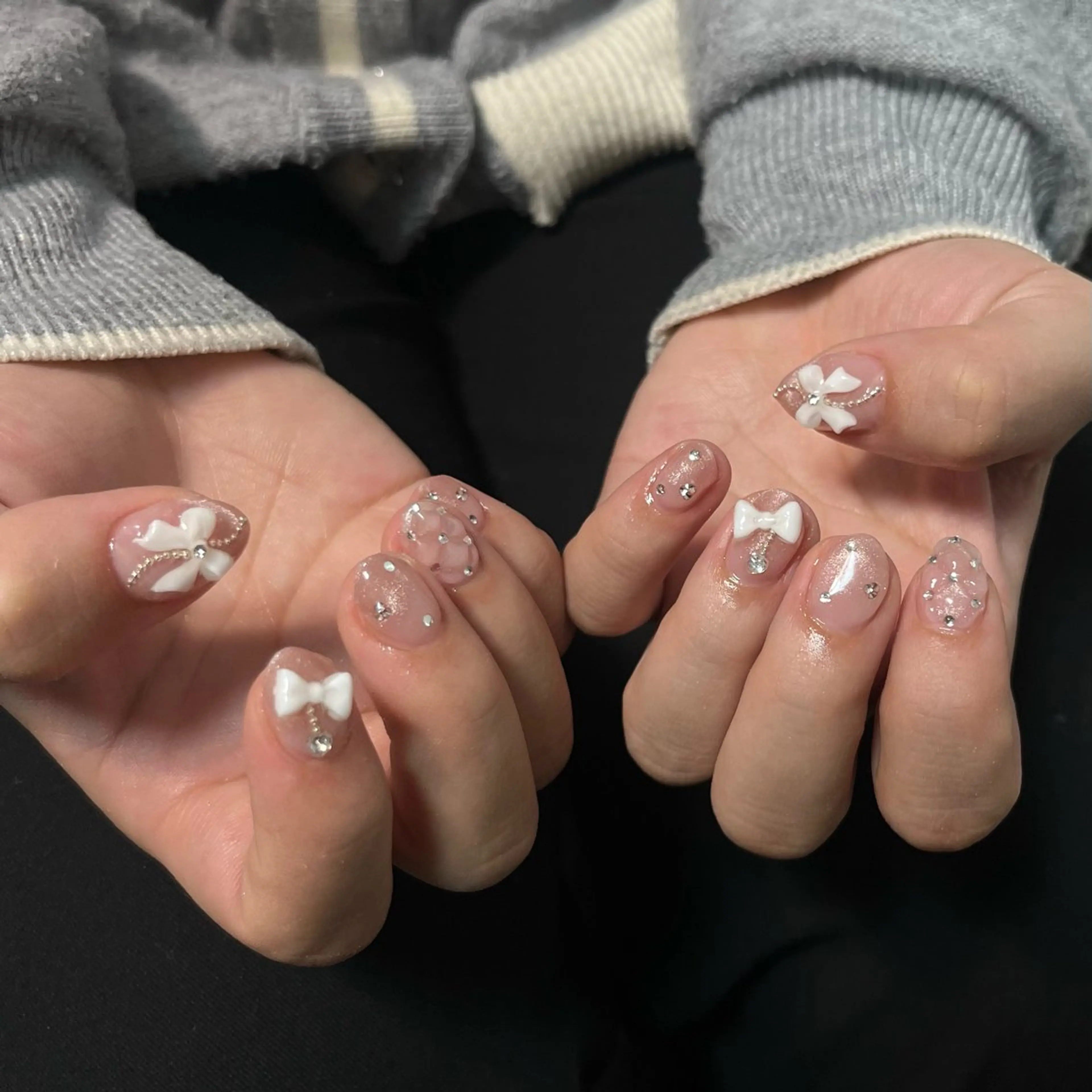 ネイル 持ち込み ショートネイル ワンホンネイル nailsalon 702  小夏のネイルデザイン