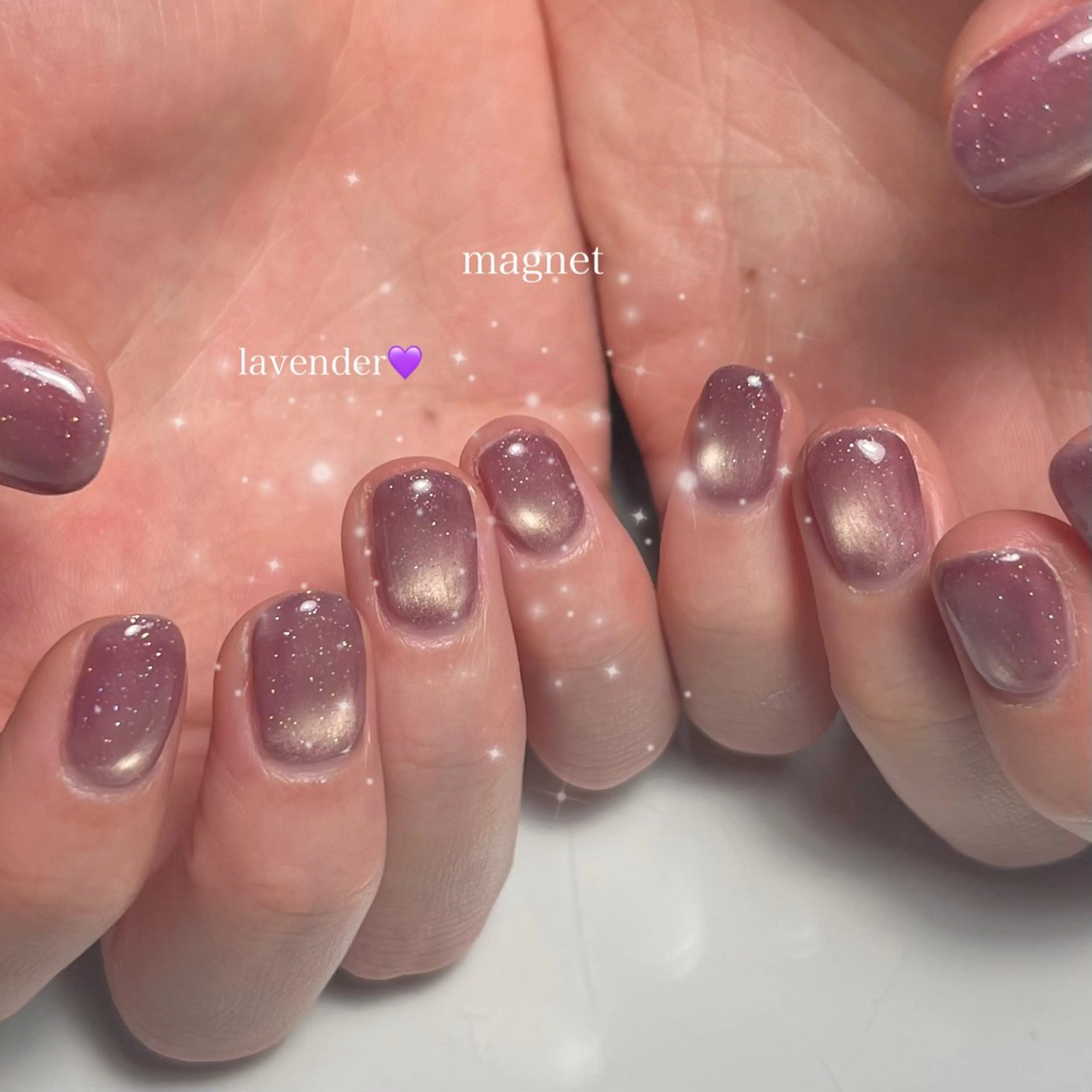 🤍マグネット・フラッシュ・グラデーション（オフなし）の写真