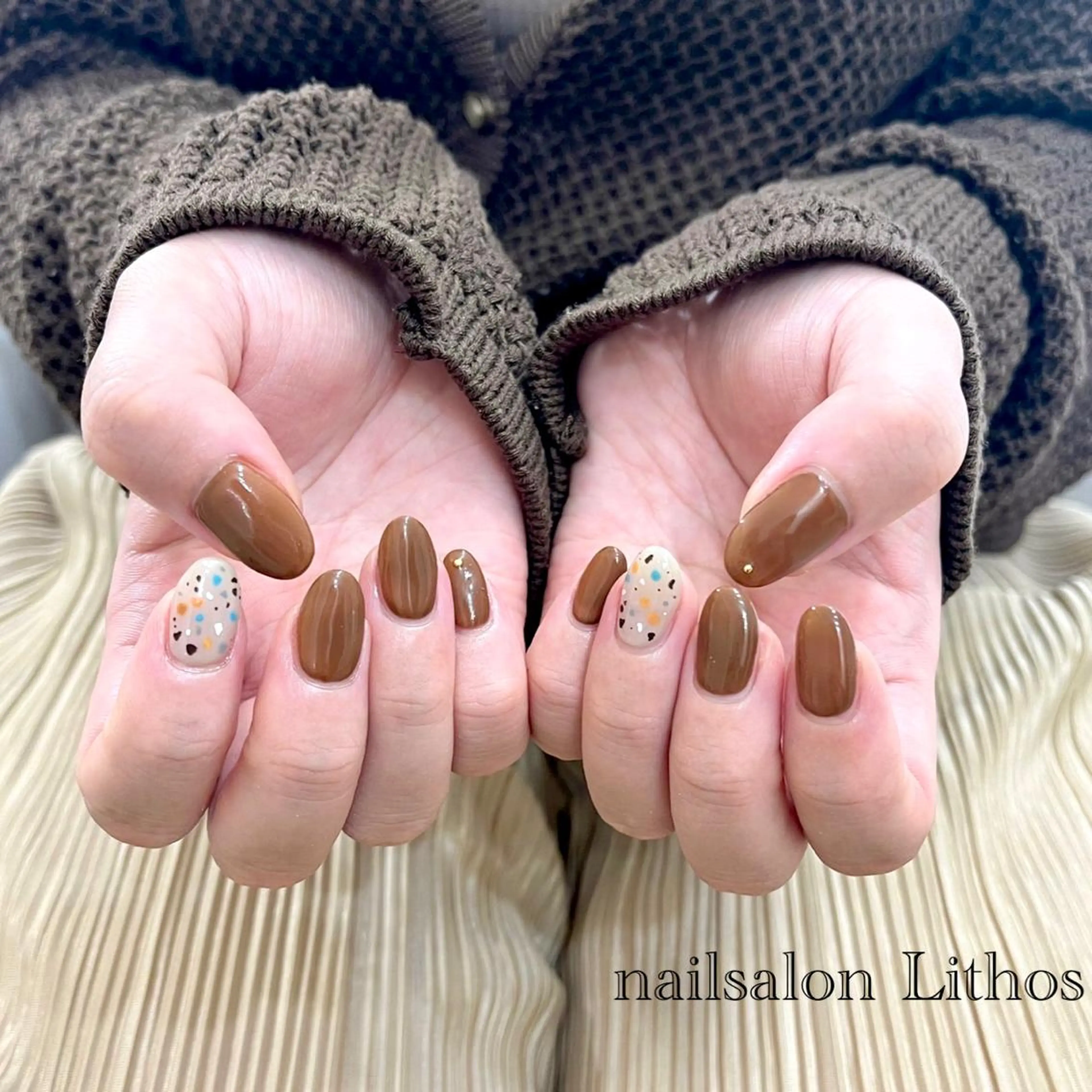 ネイル ハンドネイル nailsalon Lithos所属・nailsalon Recontreのネイルデザイン
