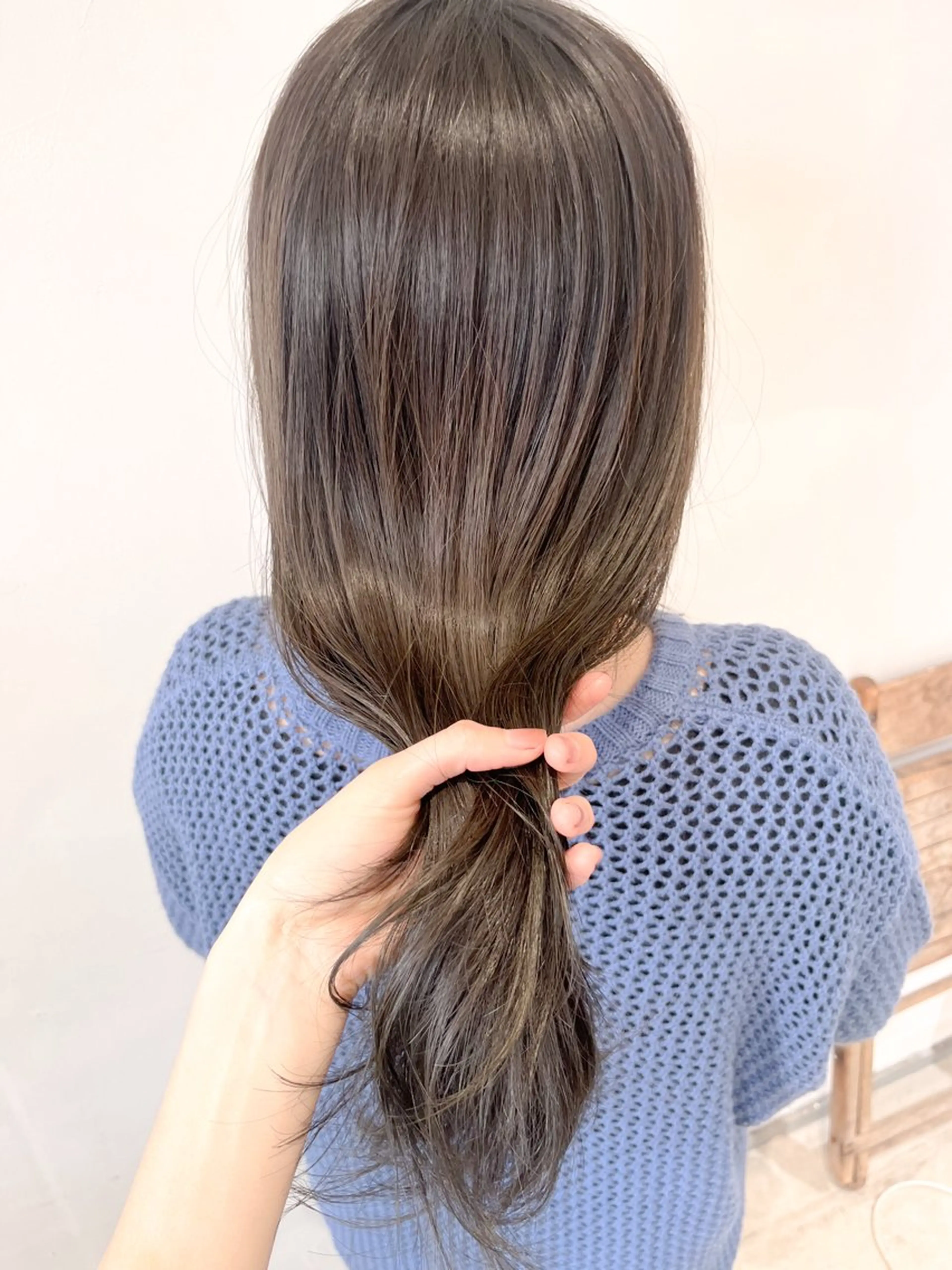 セミロング カラー あ あのヘアスタイル