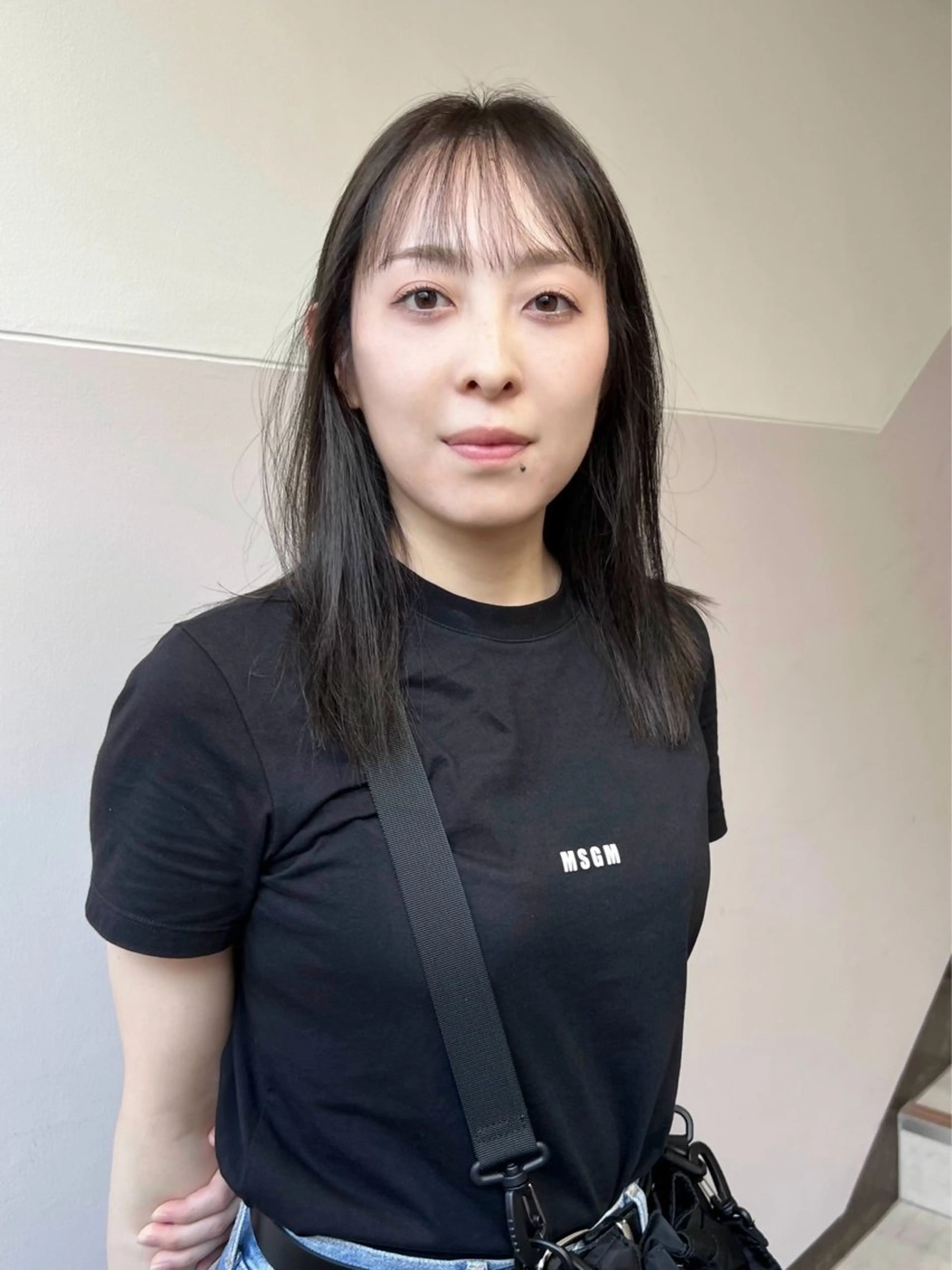 ミディアム カラー カット ヘアカラー トリートメント 樫原裕二 /柔らかいカラーのヘアスタイル