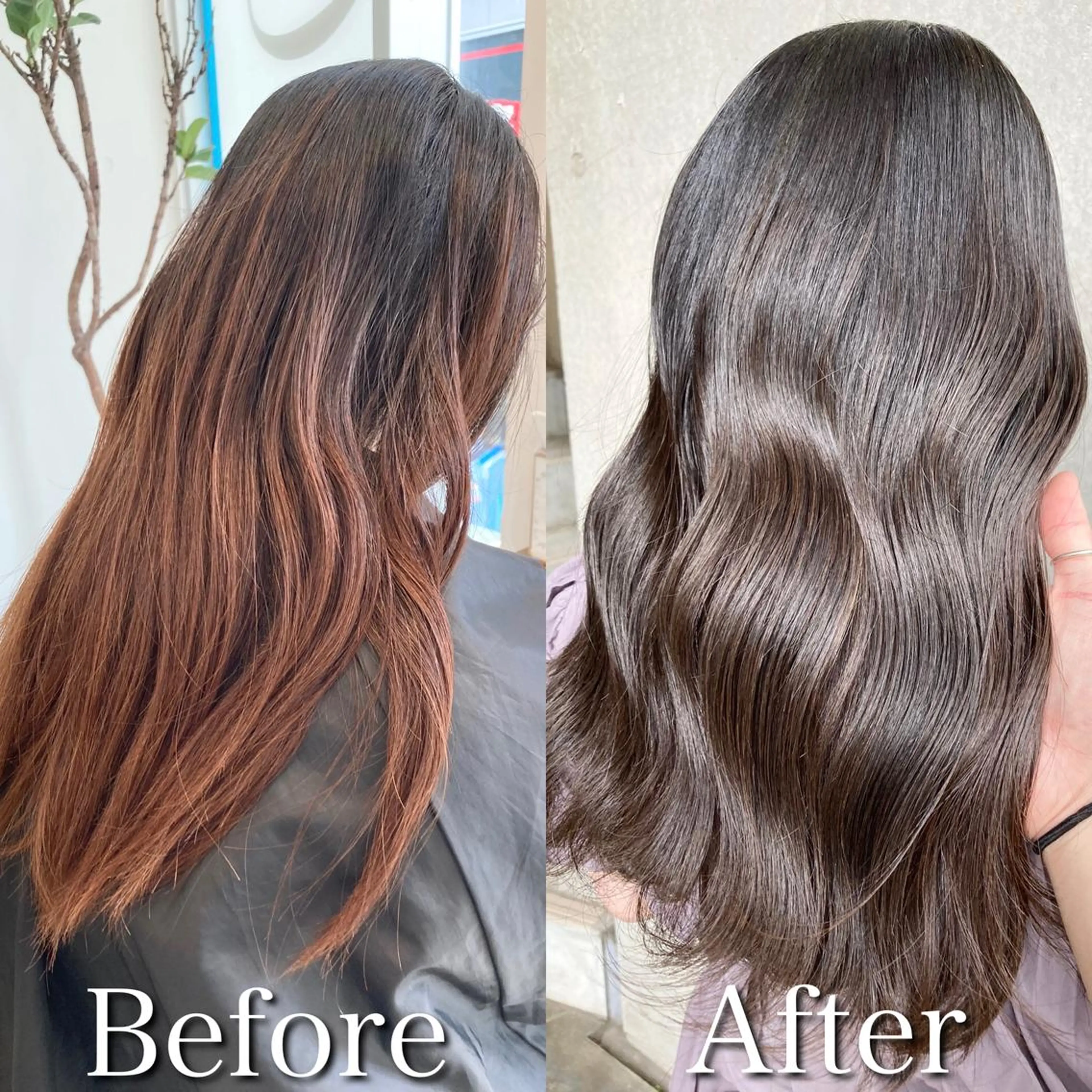 ロング カラー ボブ& 髪質改善FUMIYAのヘアスタイル