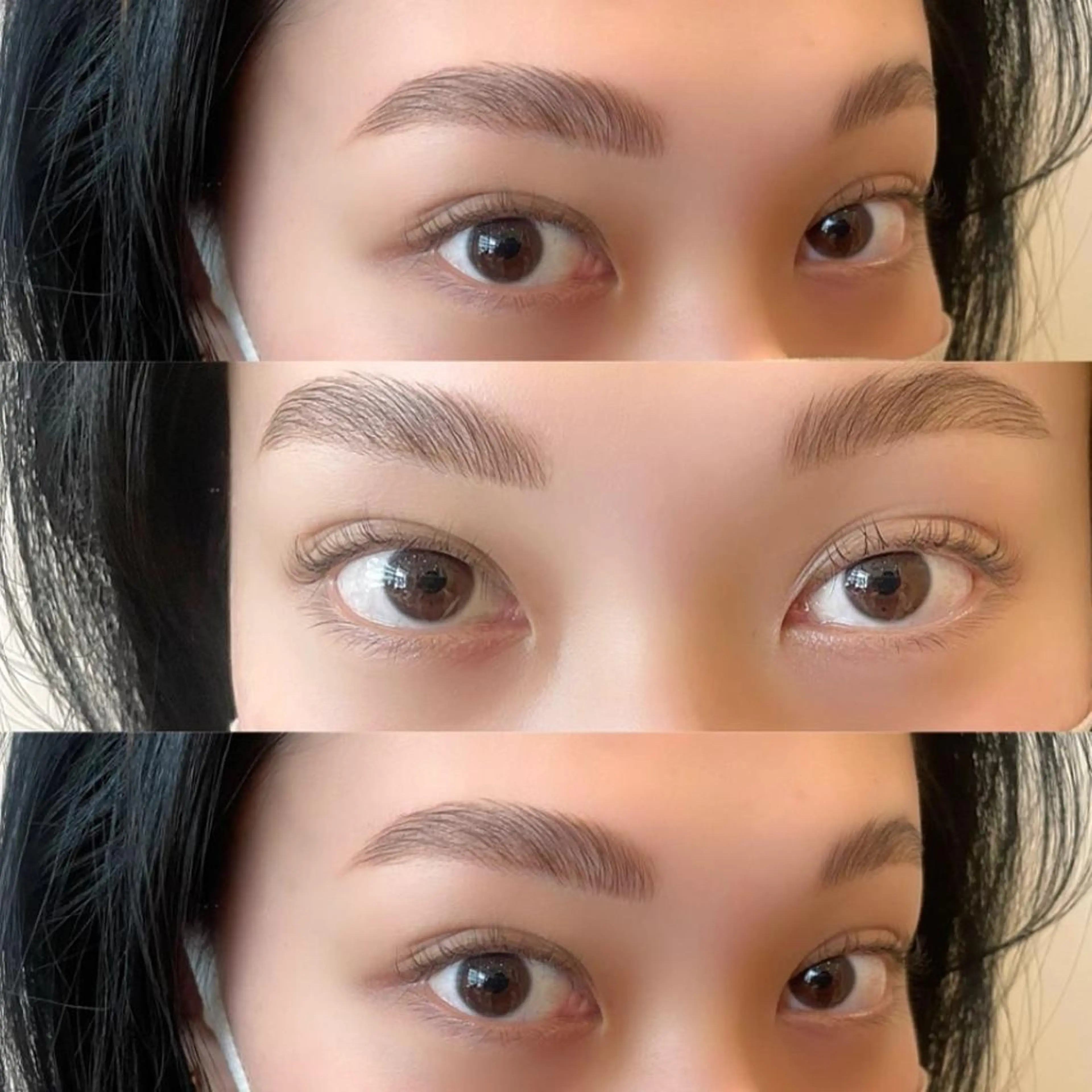 アイブロウ ハリウッドブロウリフト 大阪福島 韓国まつげ Sayaka🤍🐩のマツエク・マツパデザイン