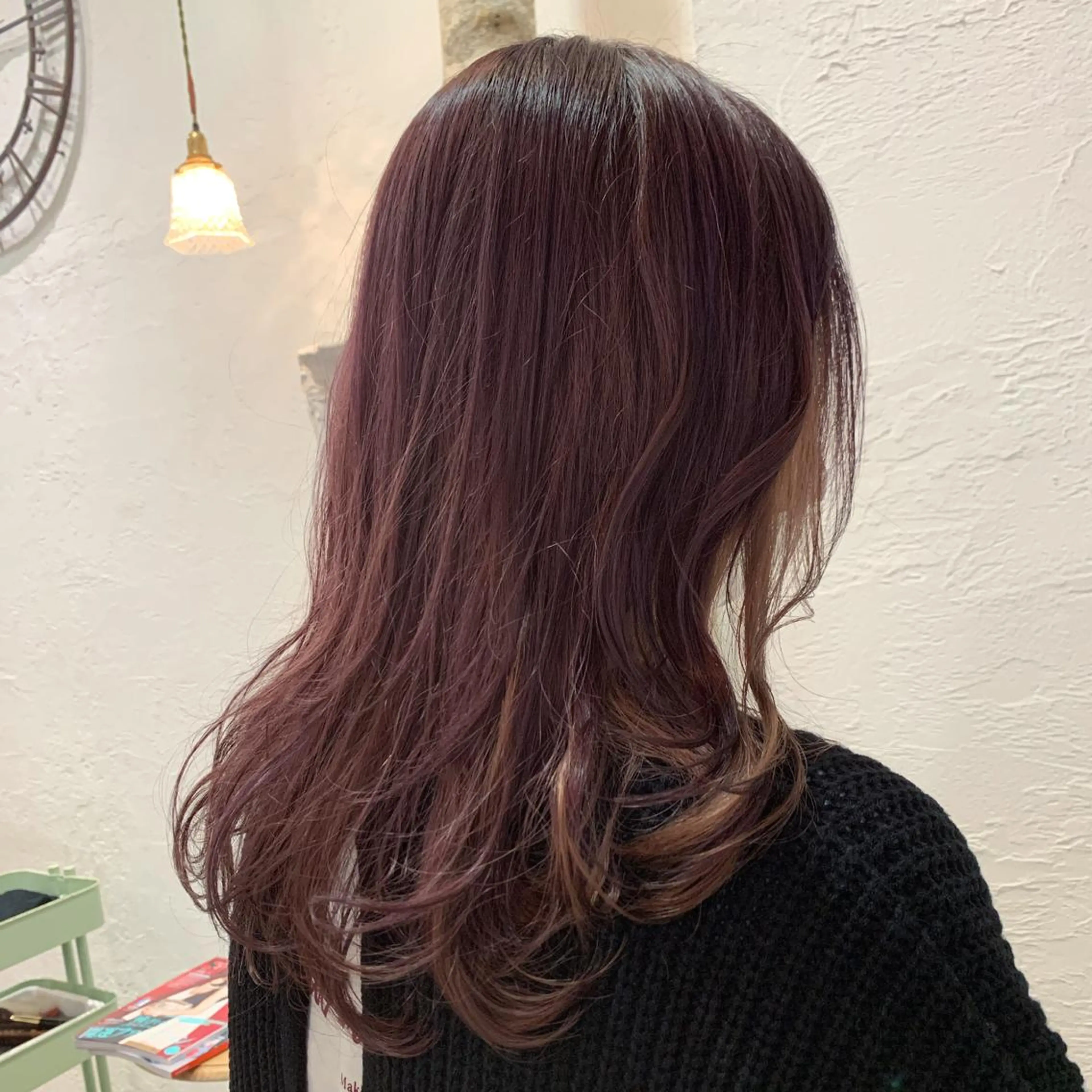 ロング カラー fio マナミのヘアスタイル