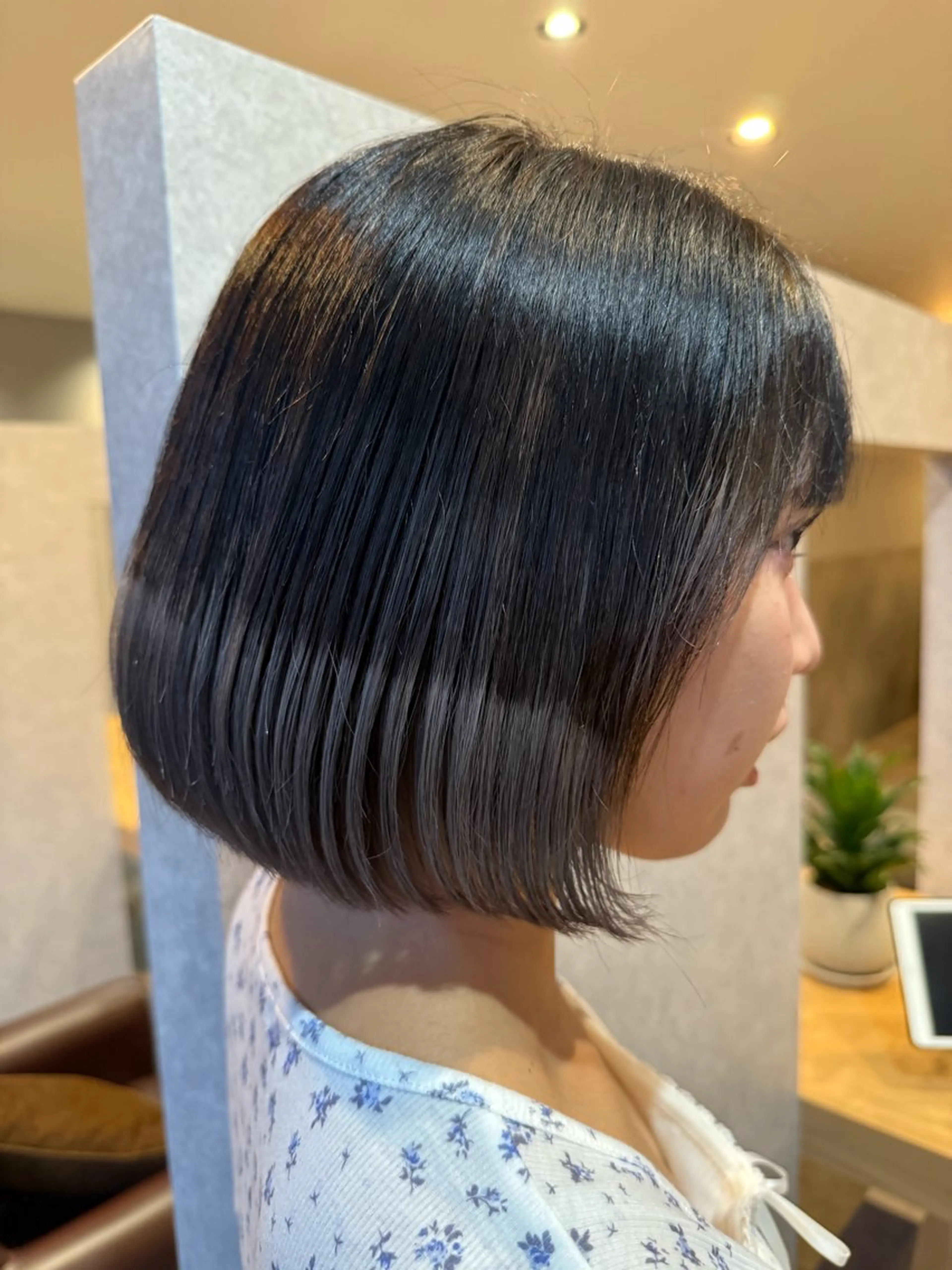 ミディアム カラー 今岡 育美のヘアスタイル